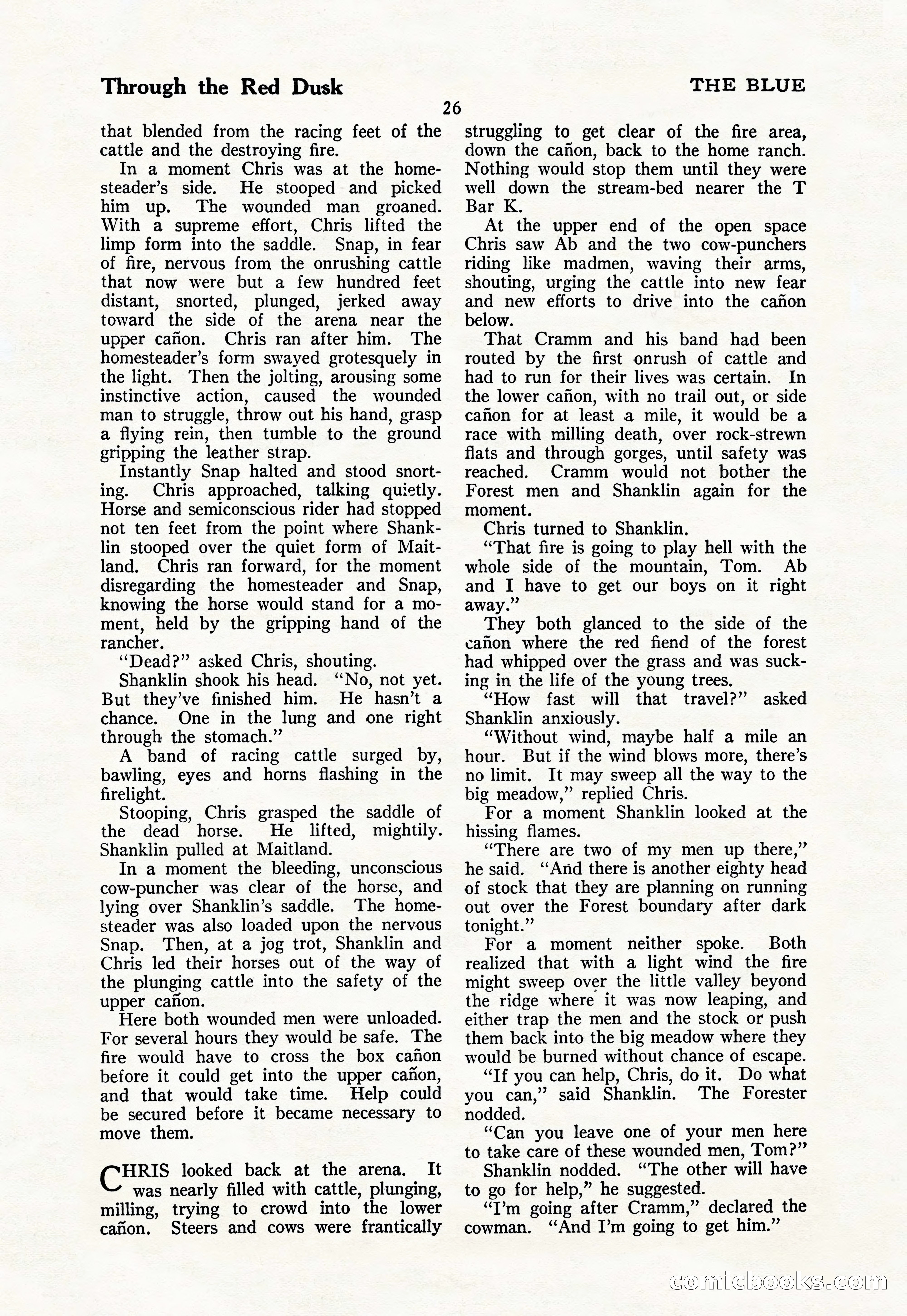 The Blue Book Magazine, March 1926 — page 28 of 208