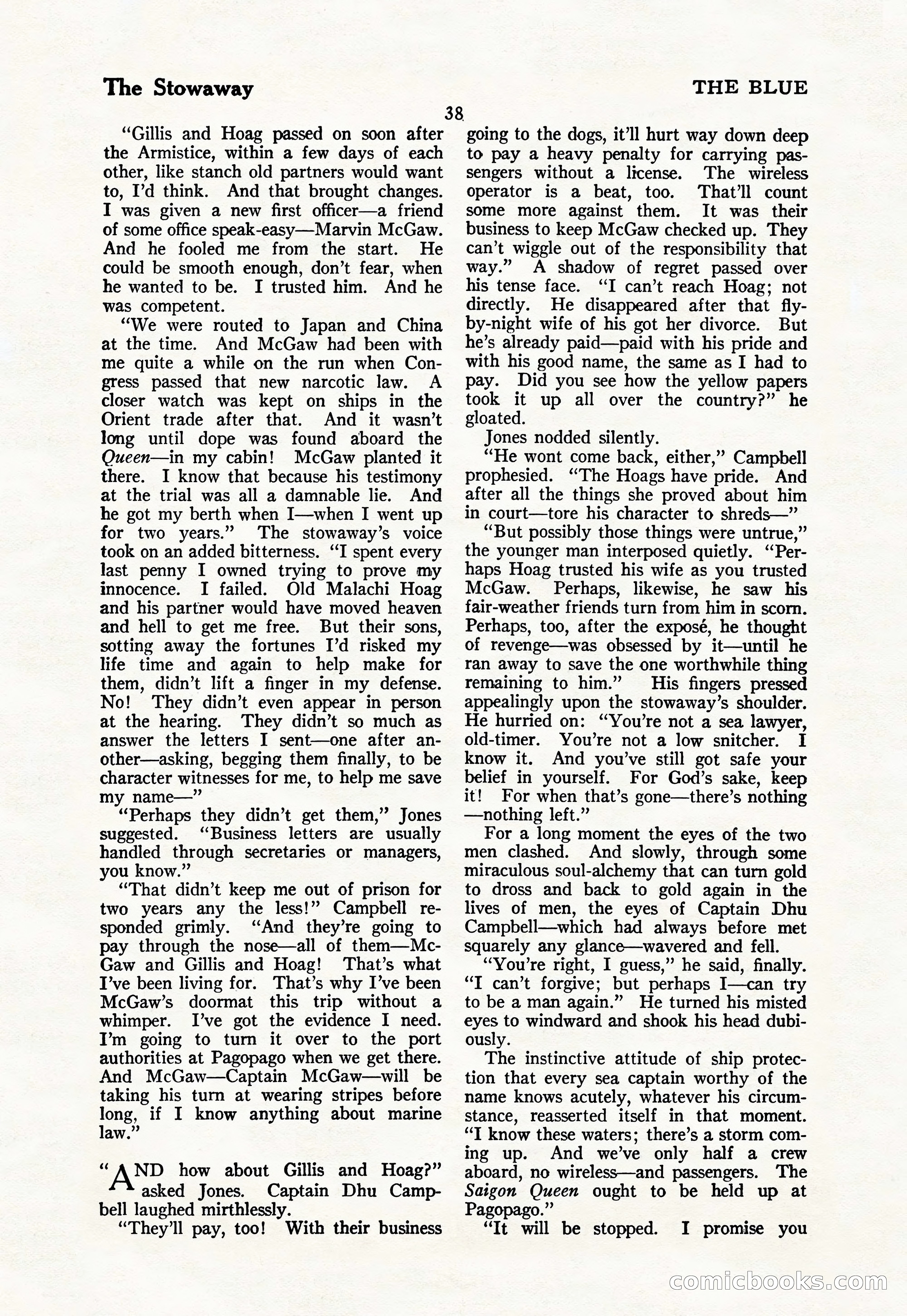 The Blue Book Magazine, March 1926 — page 40 of 208