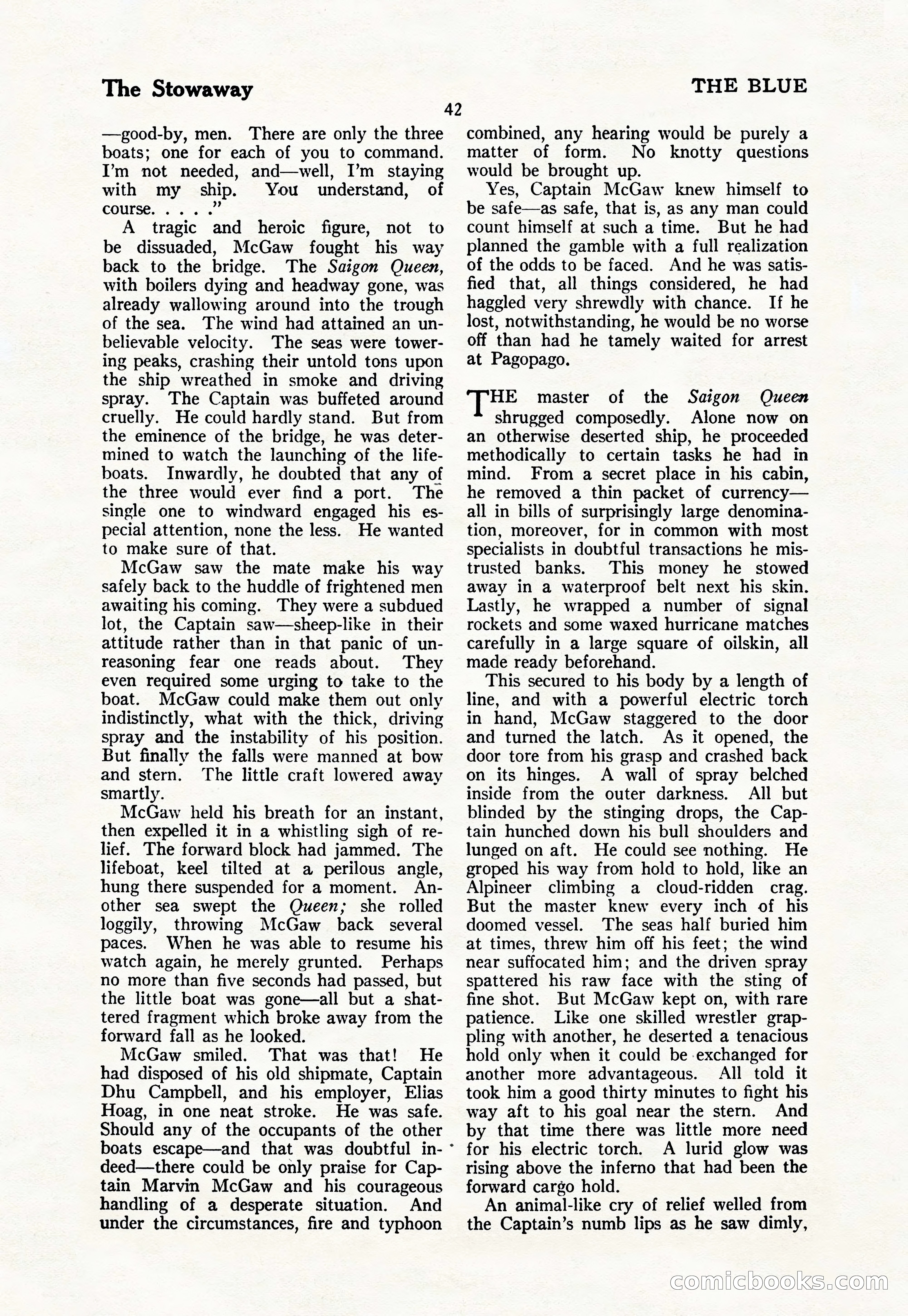 The Blue Book Magazine, March 1926 — page 44 of 208