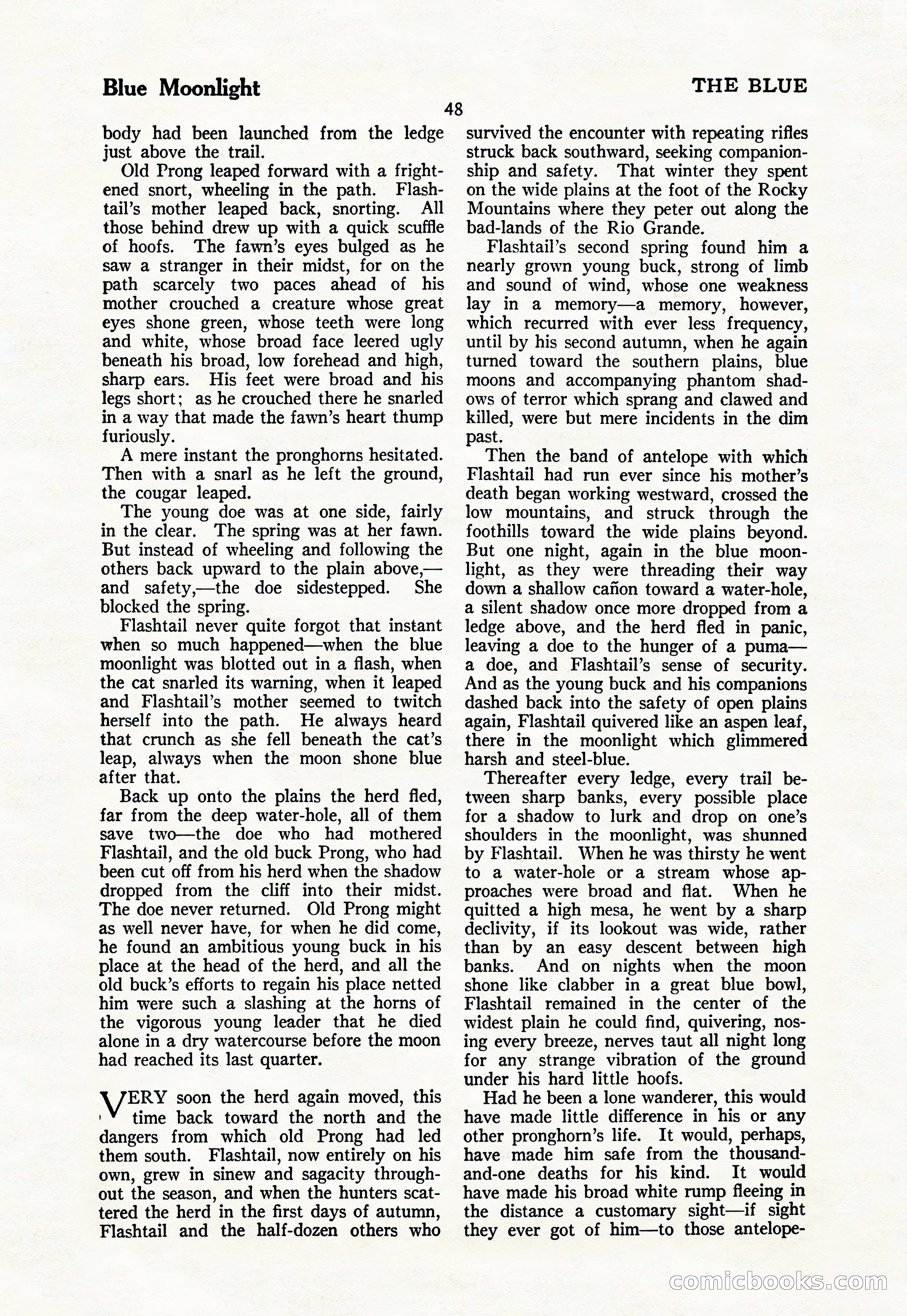 The Blue Book Magazine, March 1926 — page 50 of 208
