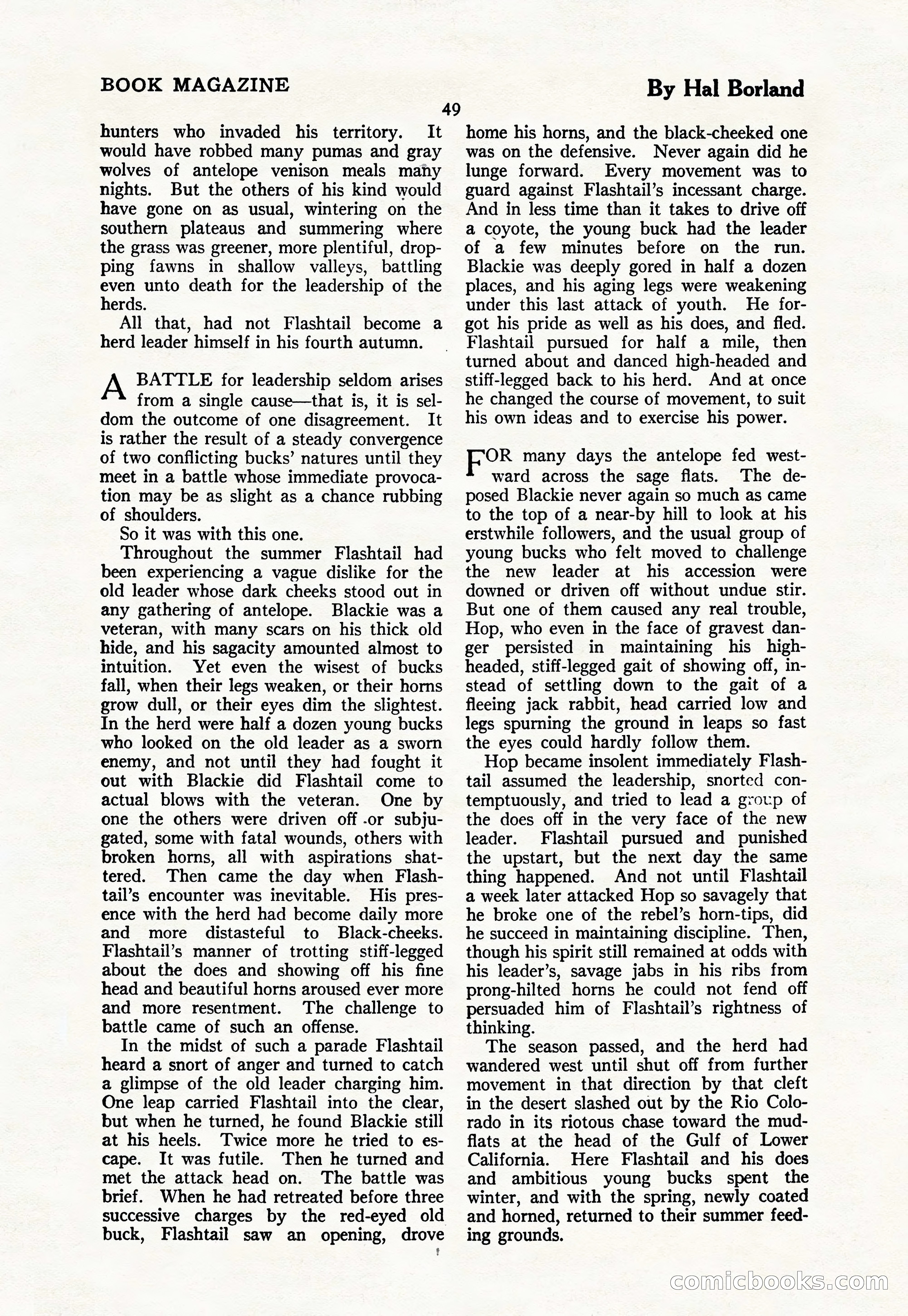 The Blue Book Magazine, March 1926 — page 51 of 208
