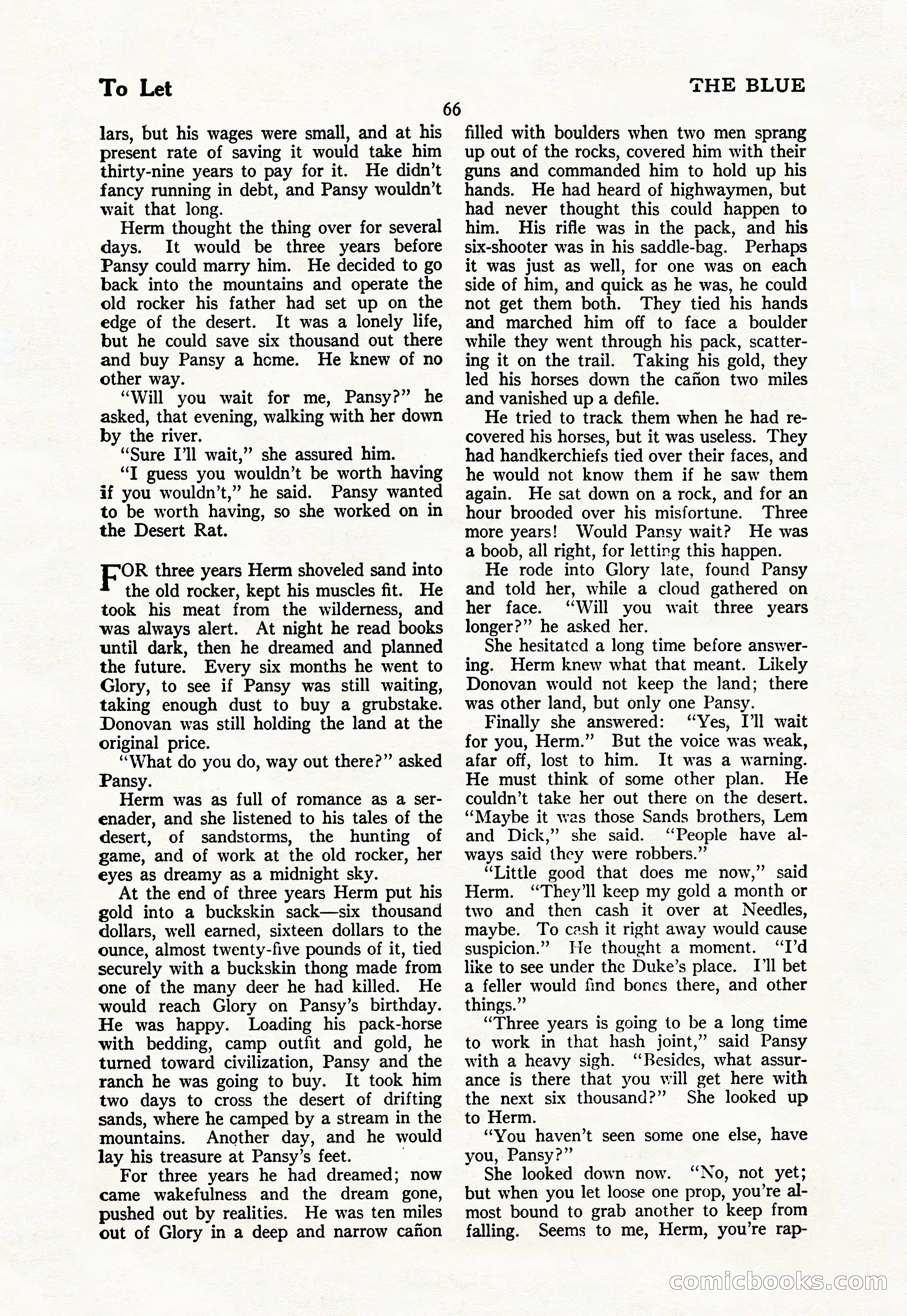 The Blue Book Magazine, March 1926 — page 68 of 208