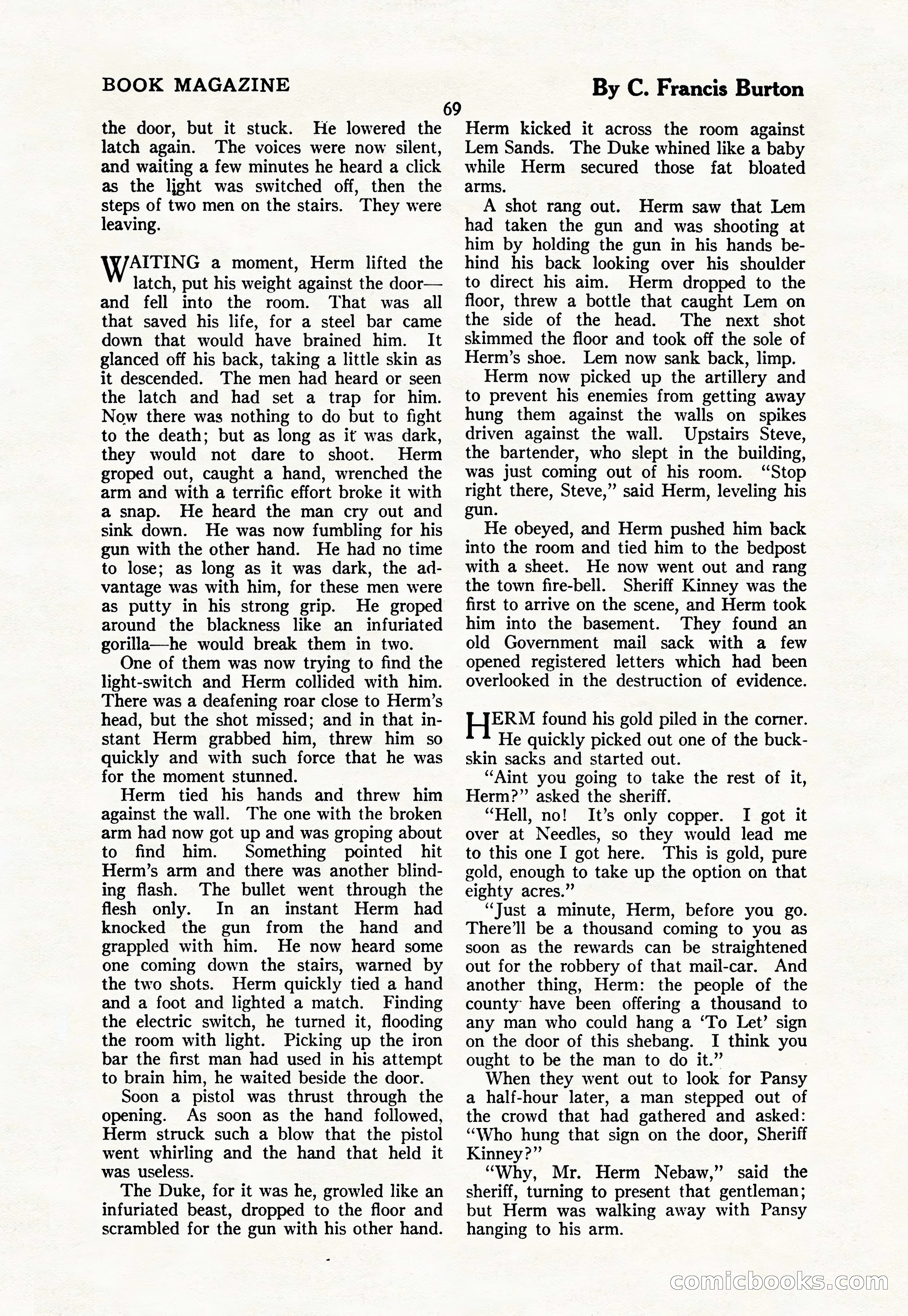The Blue Book Magazine, March 1926 — page 71 of 208