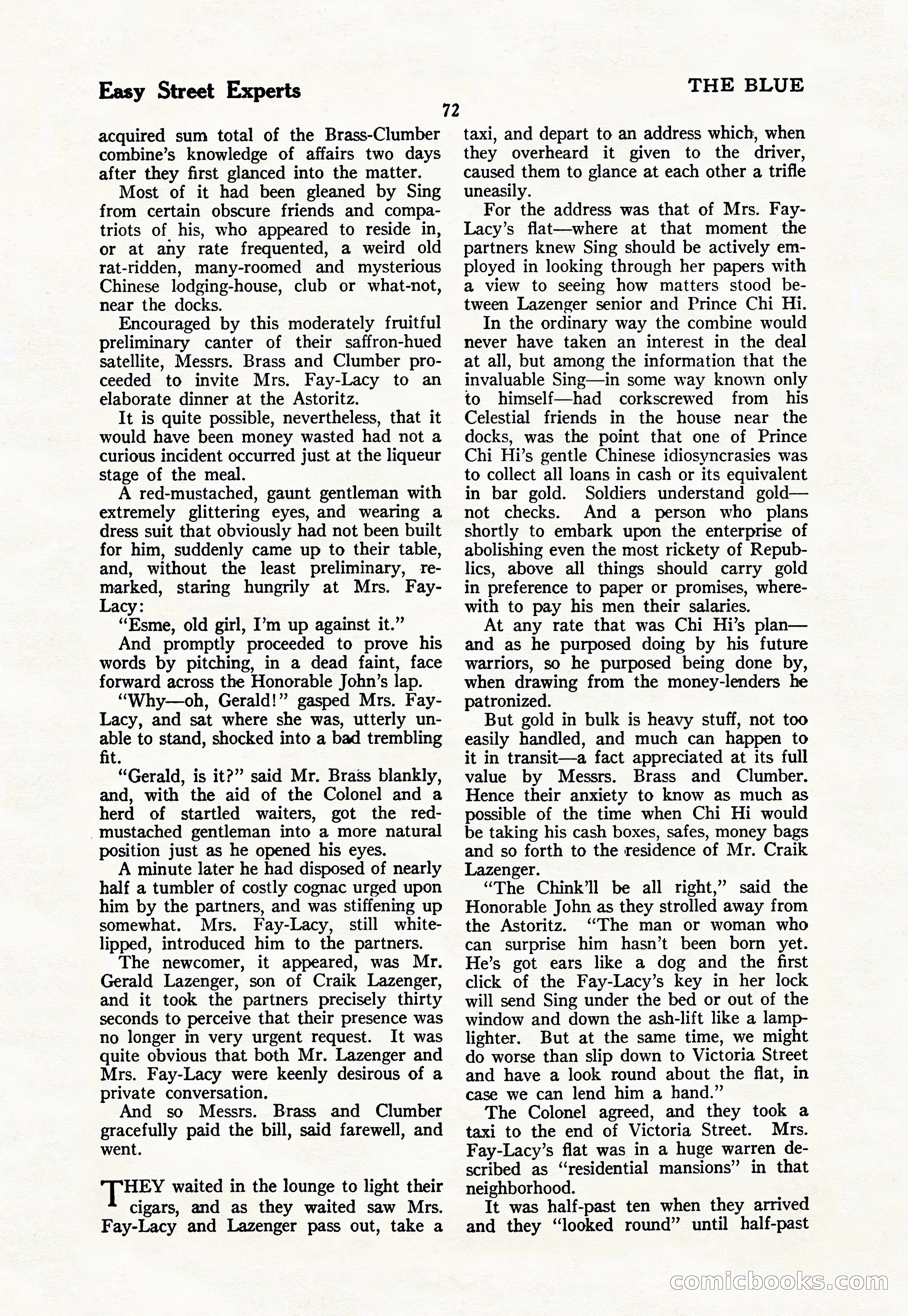 The Blue Book Magazine, March 1926 — page 74 of 208