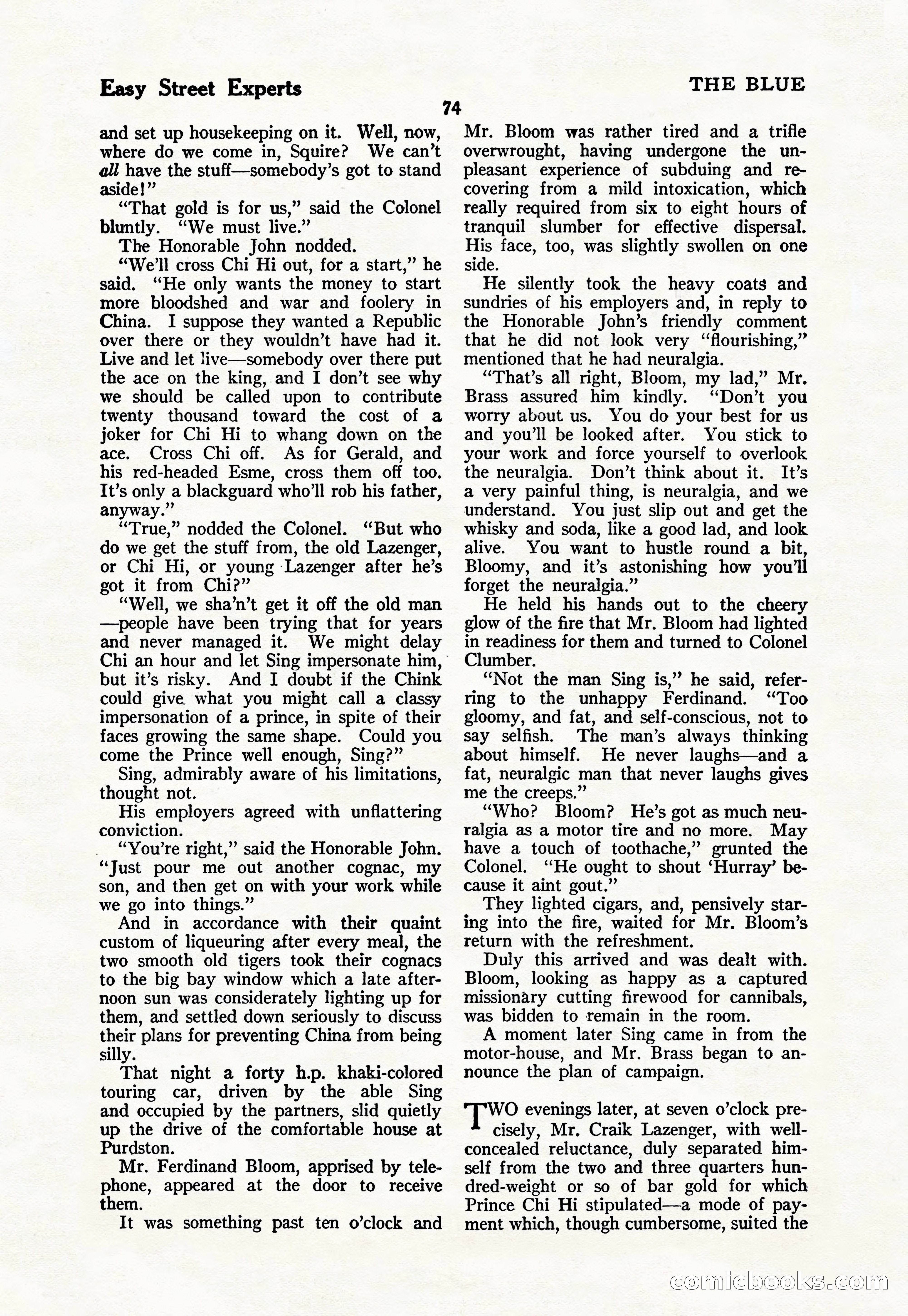 The Blue Book Magazine, March 1926 — page 76 of 208