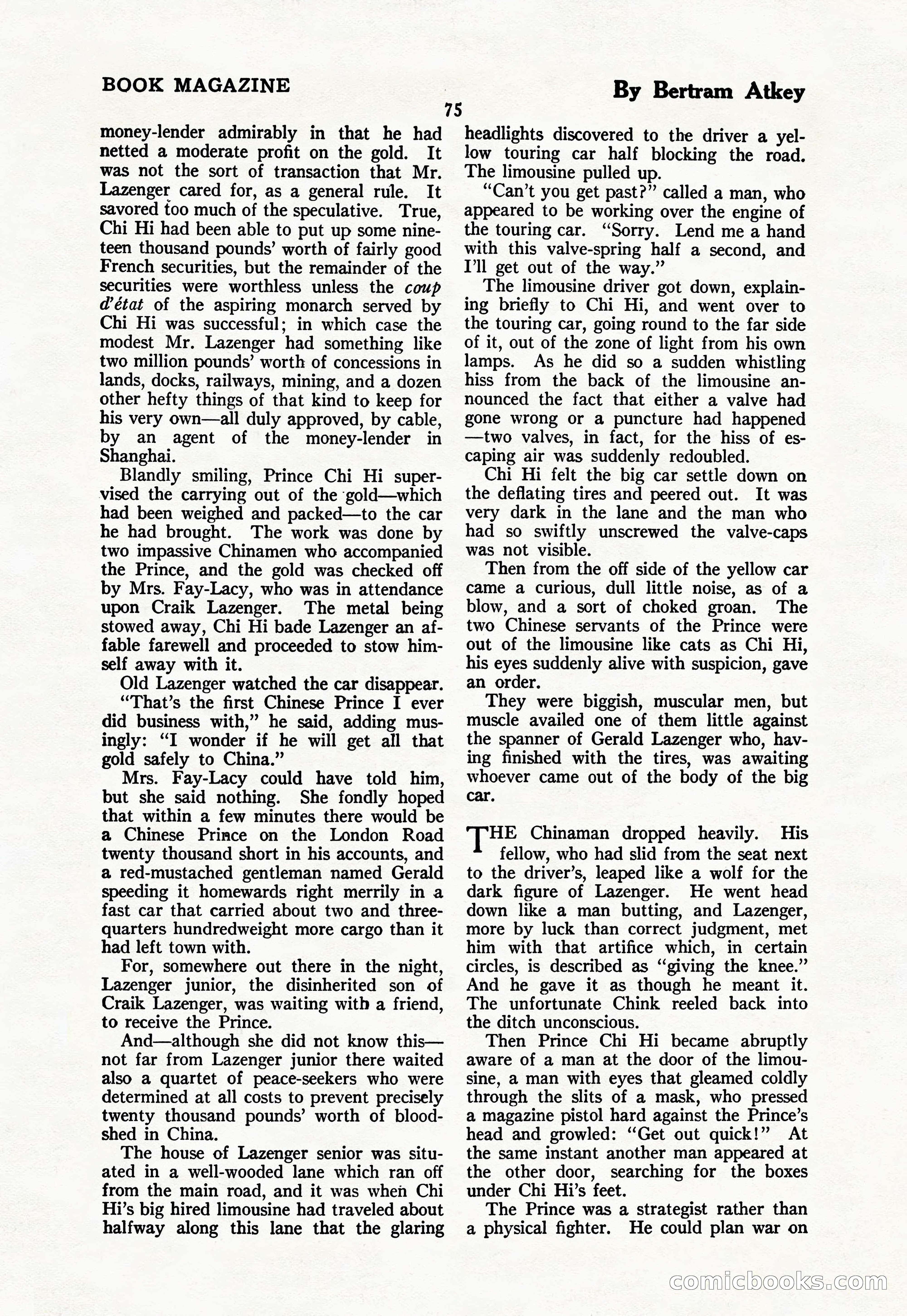 The Blue Book Magazine, March 1926 — page 77 of 208