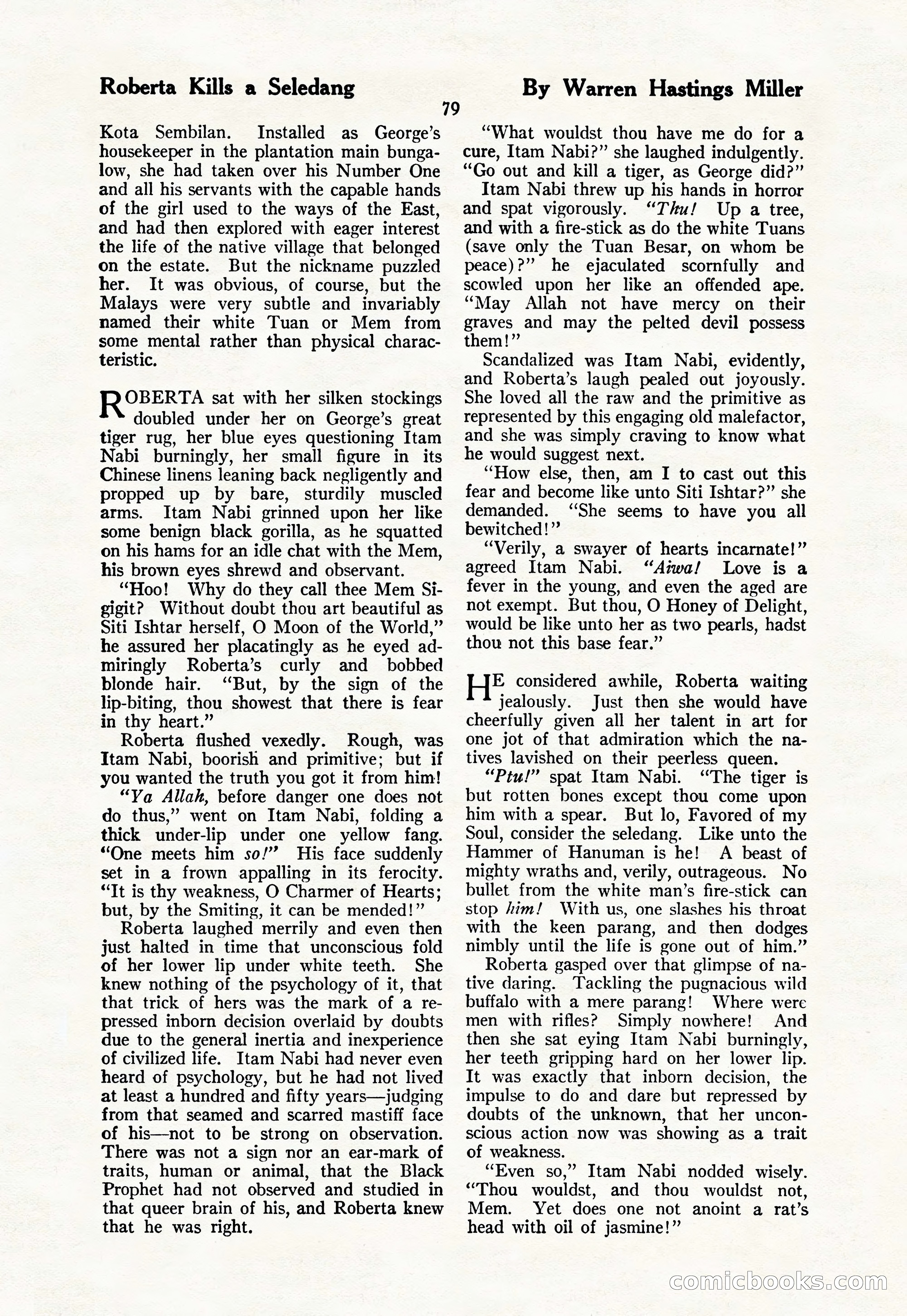 The Blue Book Magazine, March 1926 — page 81 of 208