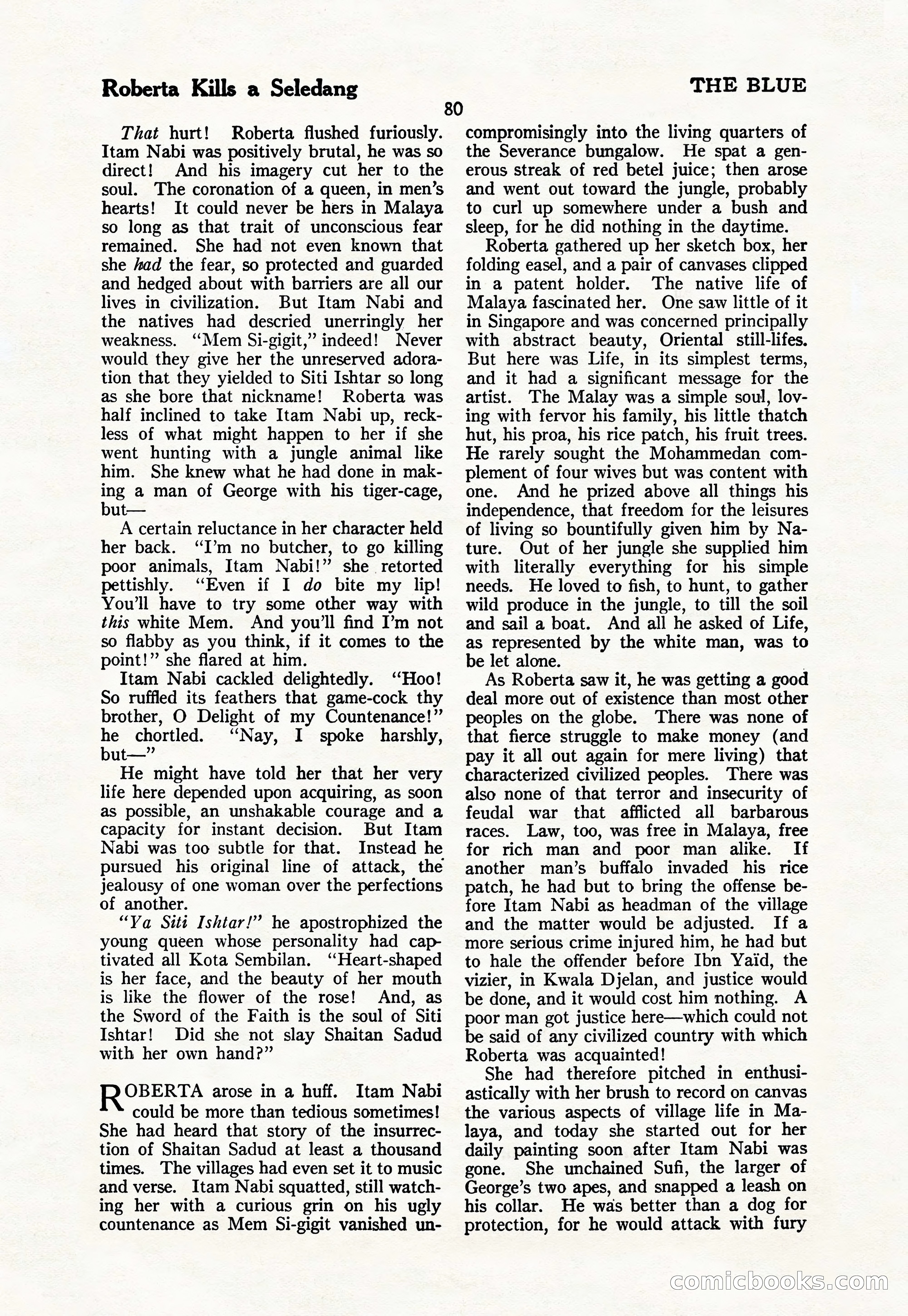 The Blue Book Magazine, March 1926 — page 82 of 208
