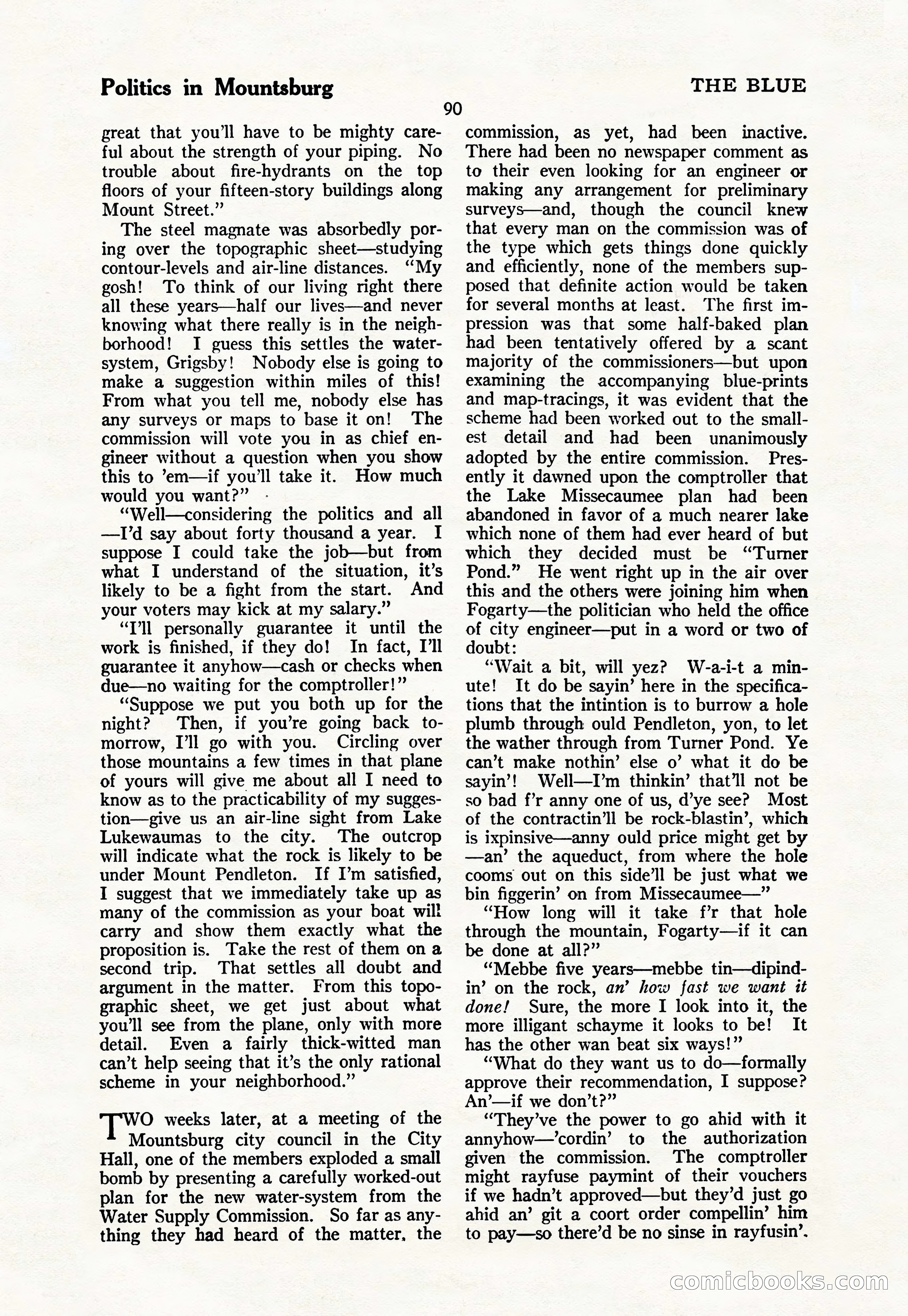The Blue Book Magazine, March 1926 — page 92 of 208