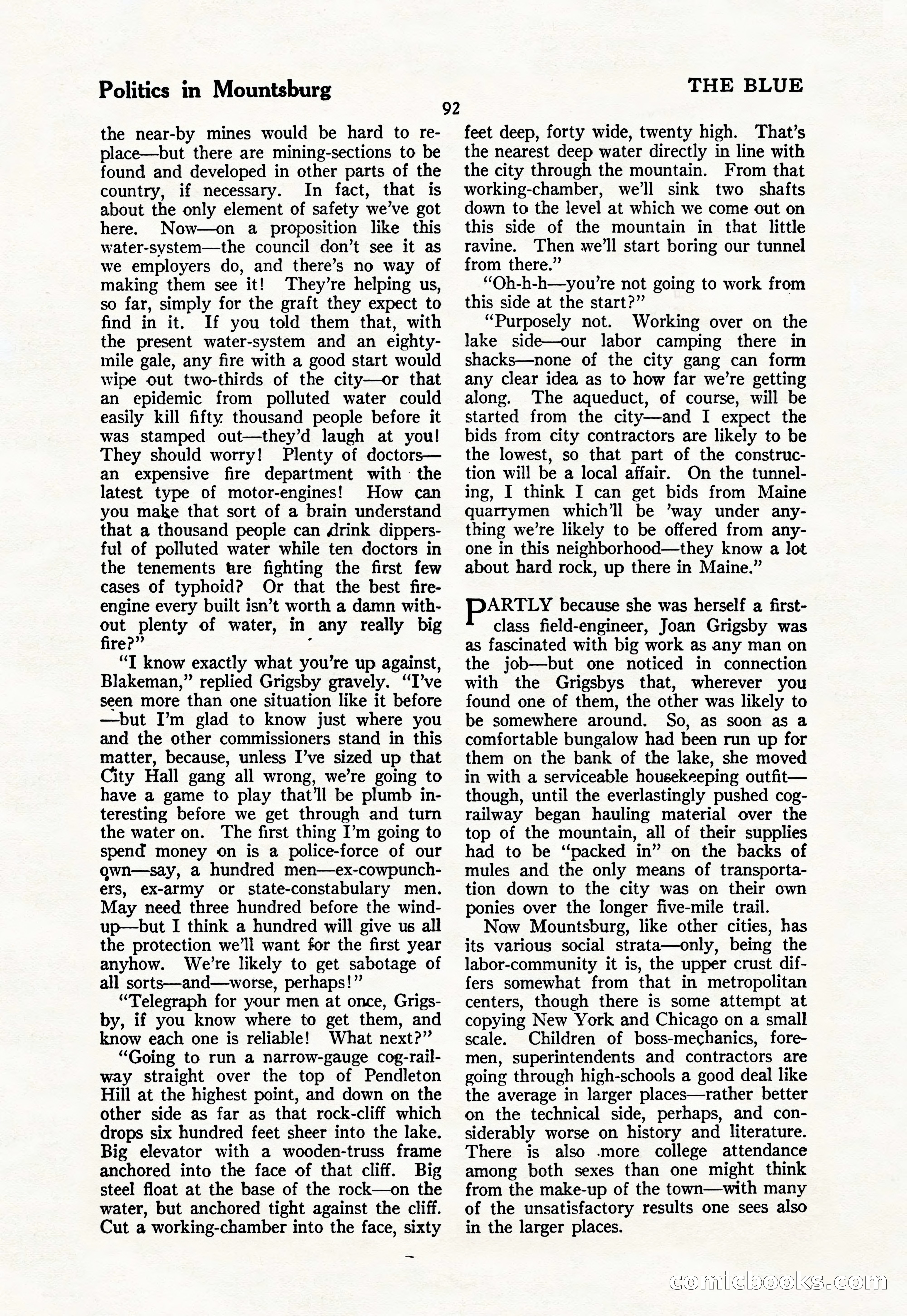 The Blue Book Magazine, March 1926 — page 94 of 208