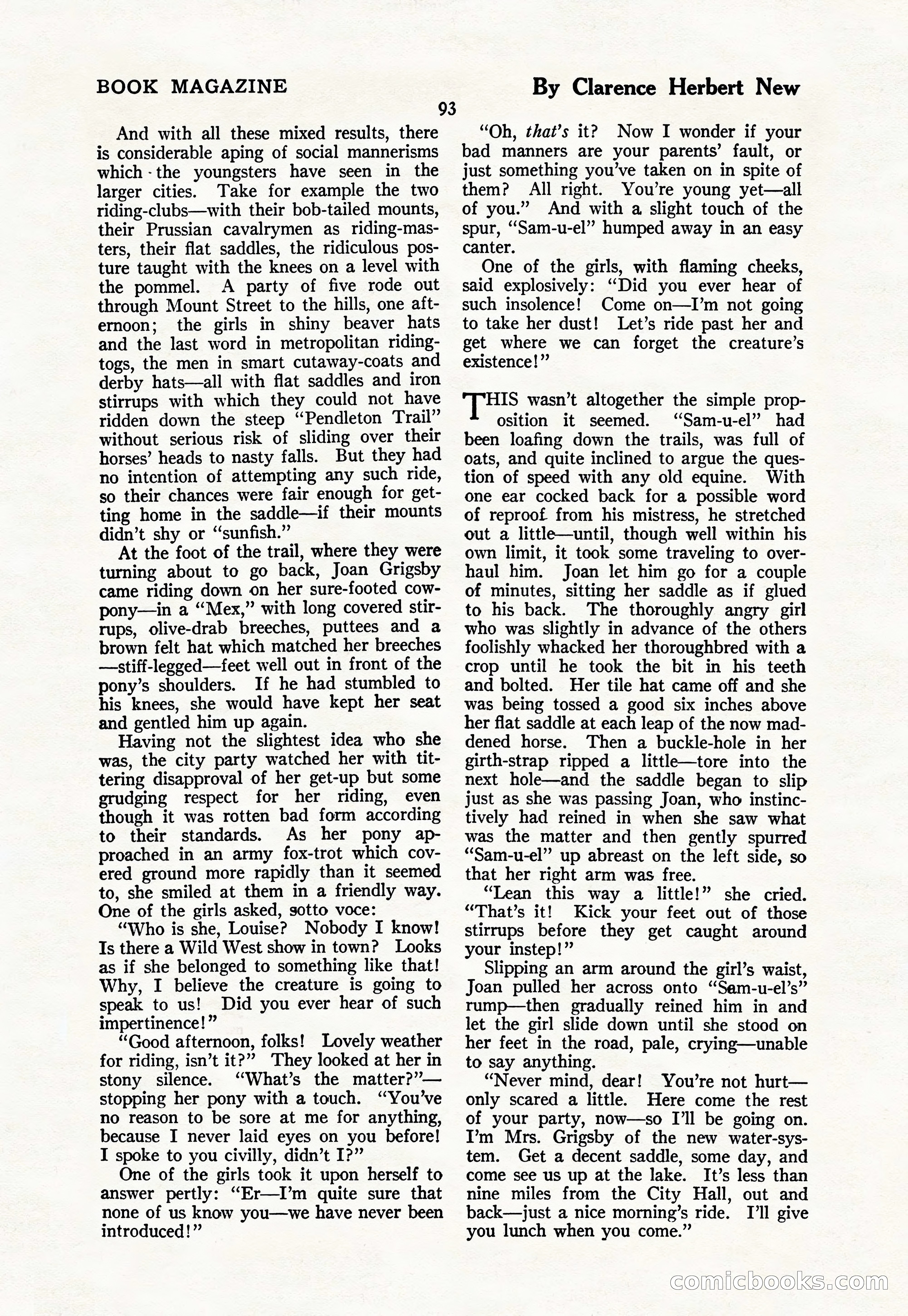 The Blue Book Magazine, March 1926 — page 95 of 208