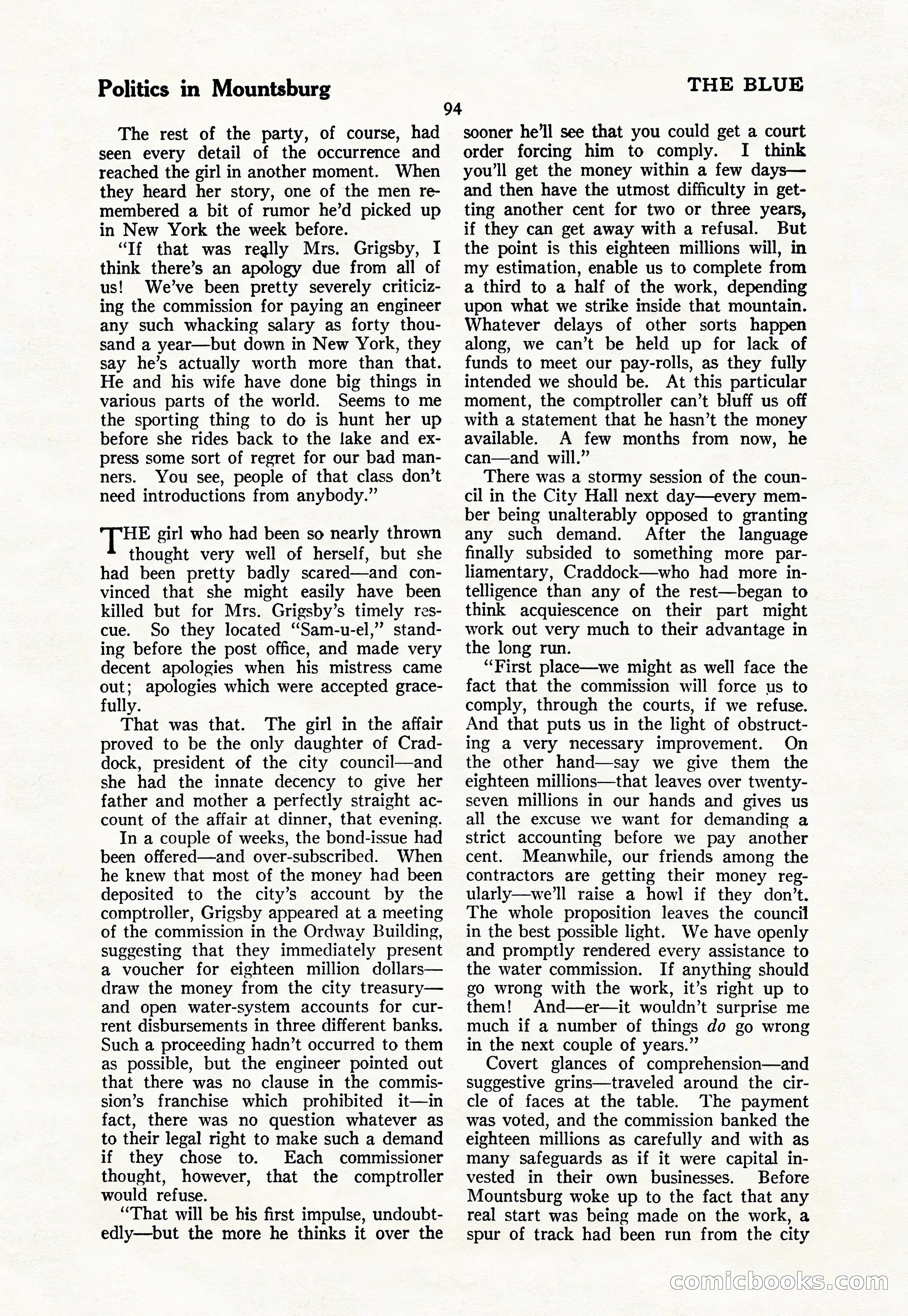 The Blue Book Magazine, March 1926 — page 96 of 208