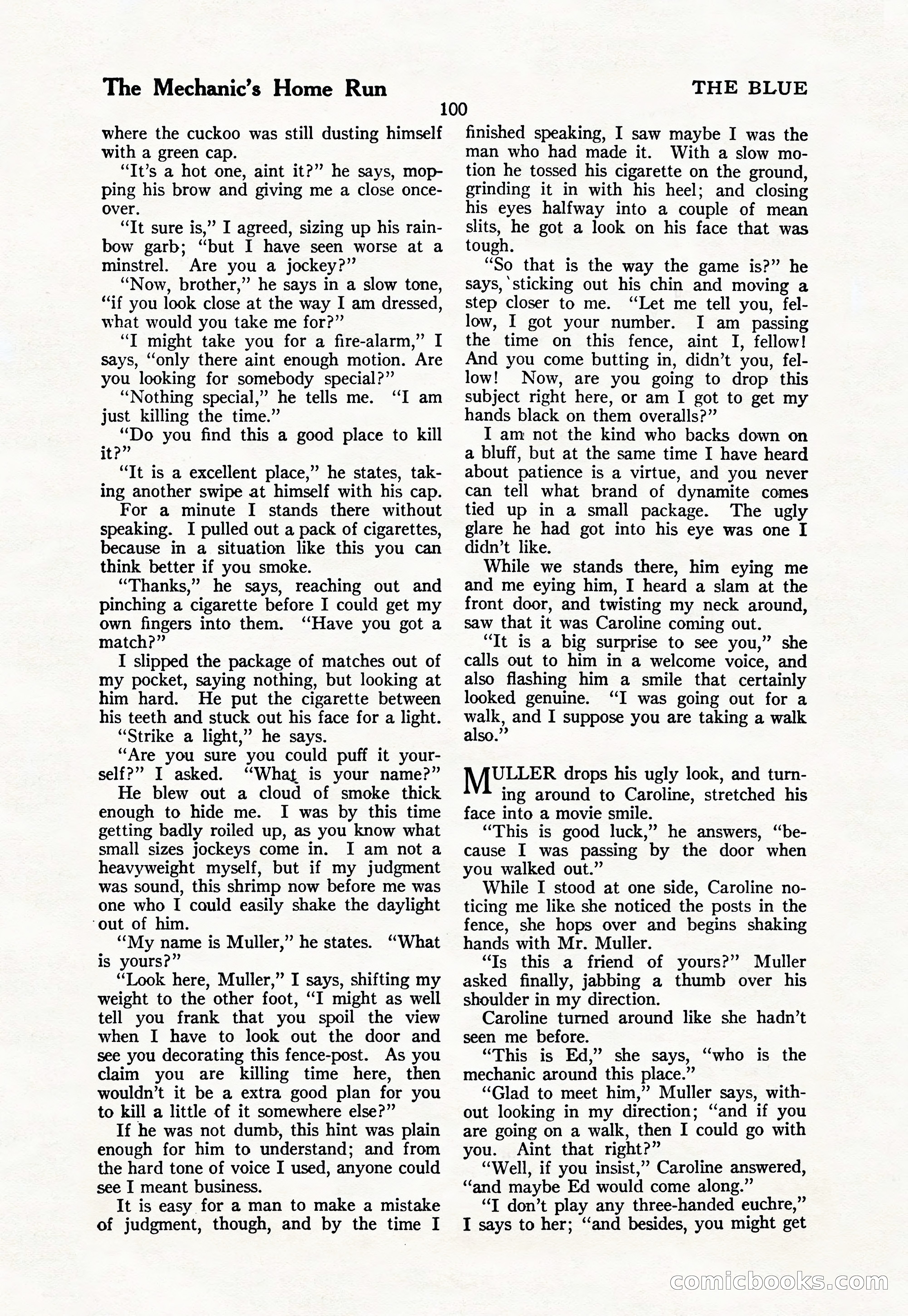 The Blue Book Magazine, March 1926 — page 102 of 208