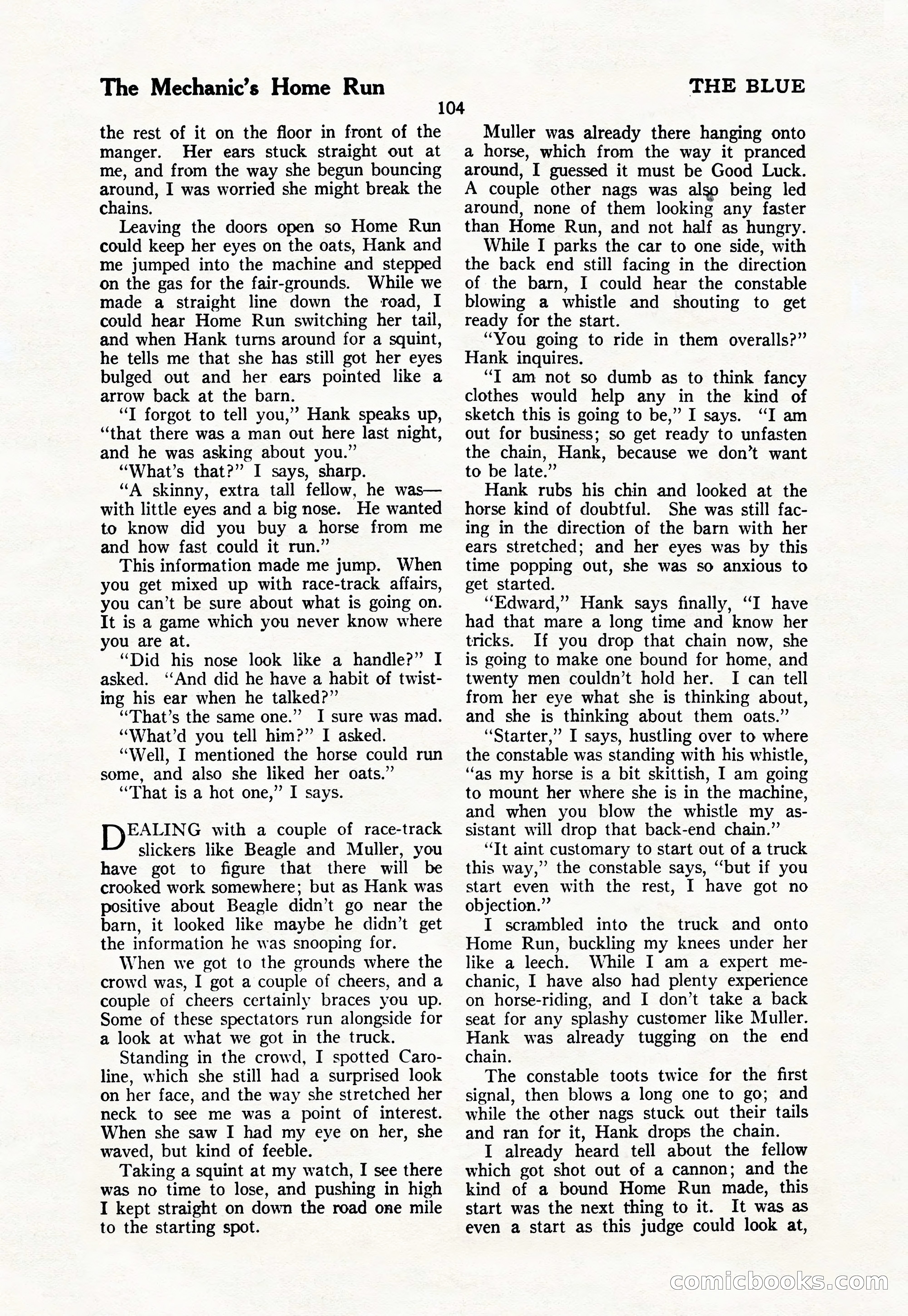 The Blue Book Magazine, March 1926 — page 106 of 208