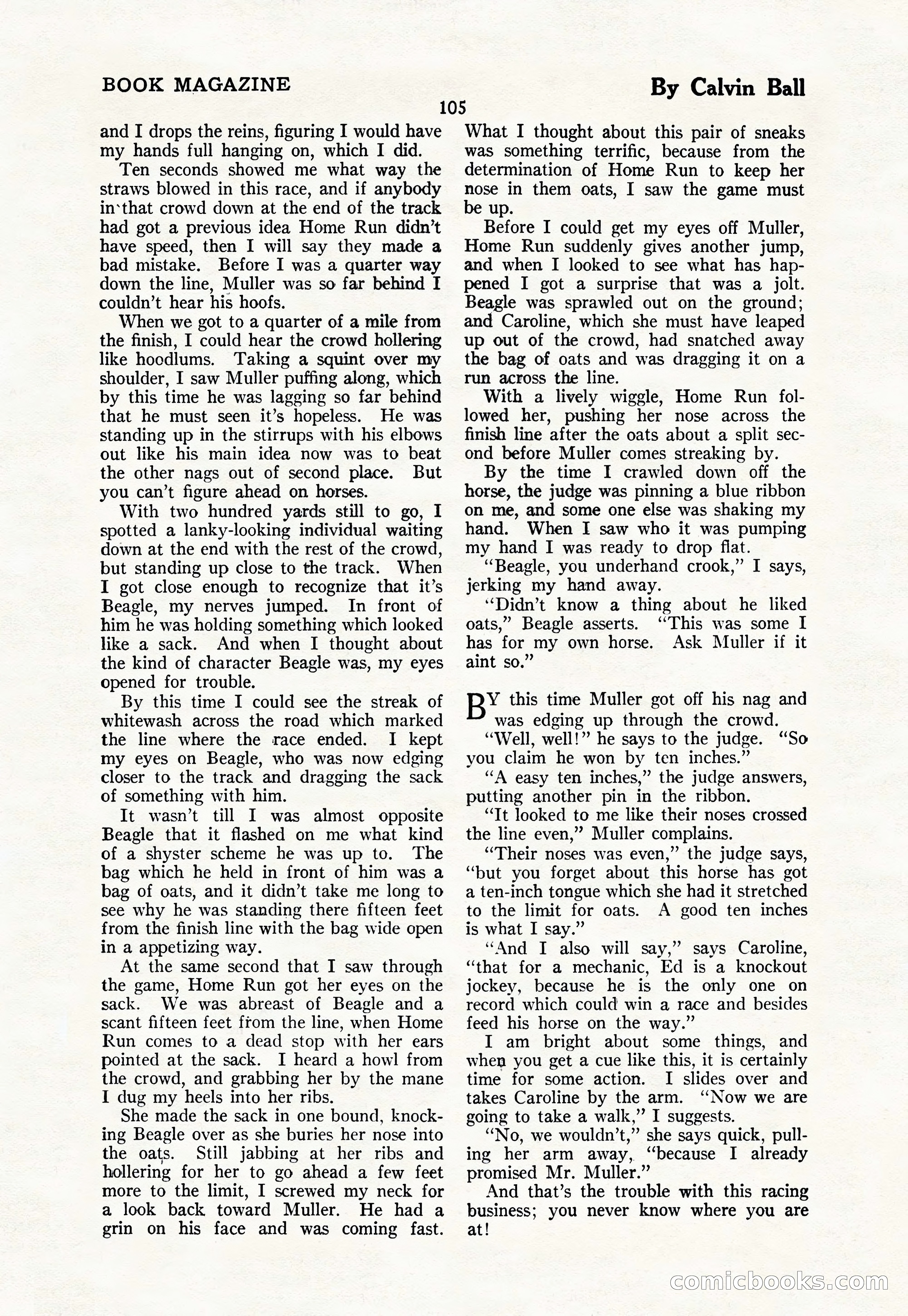The Blue Book Magazine, March 1926 — page 107 of 208