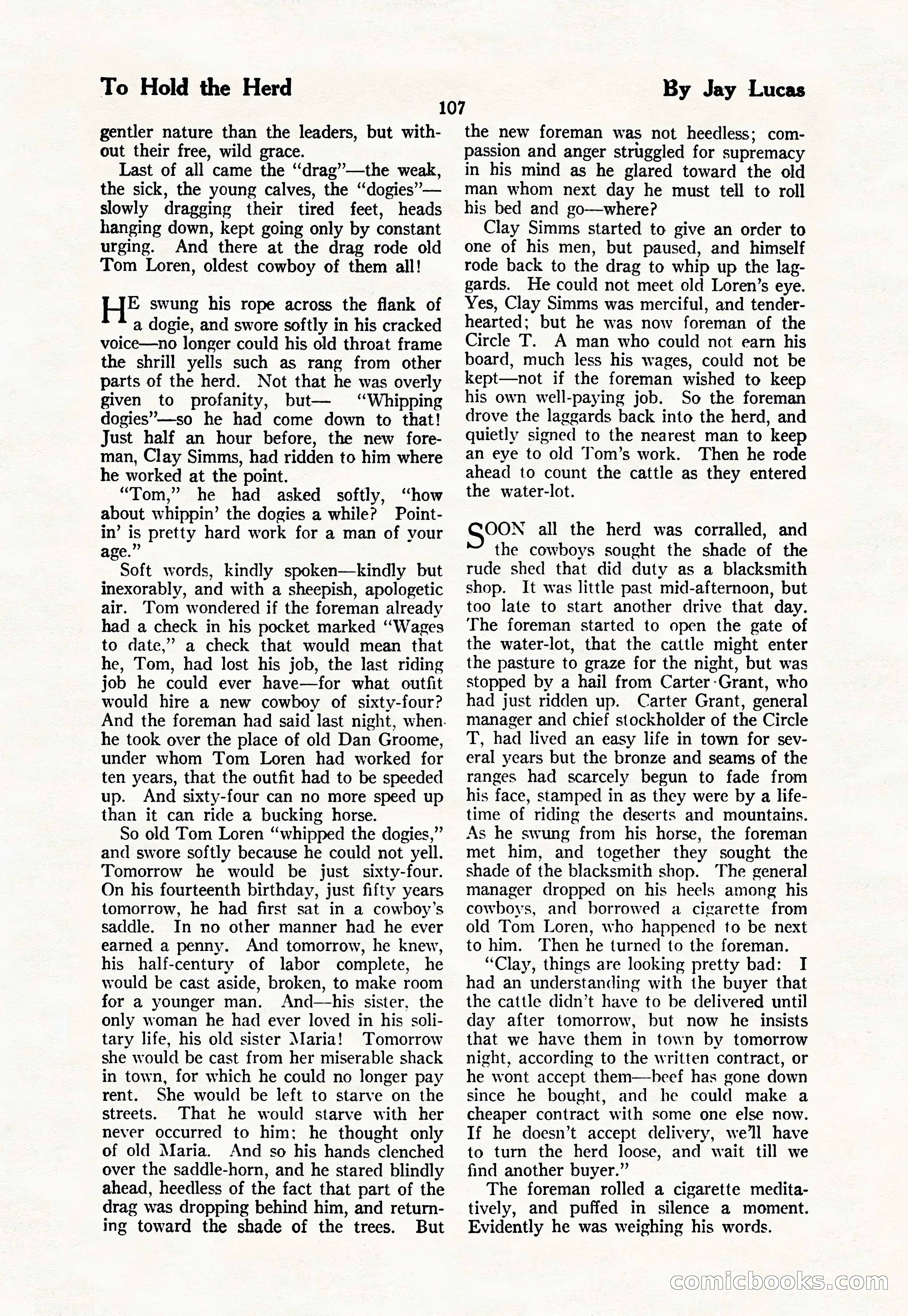 The Blue Book Magazine, March 1926 — page 109 of 208