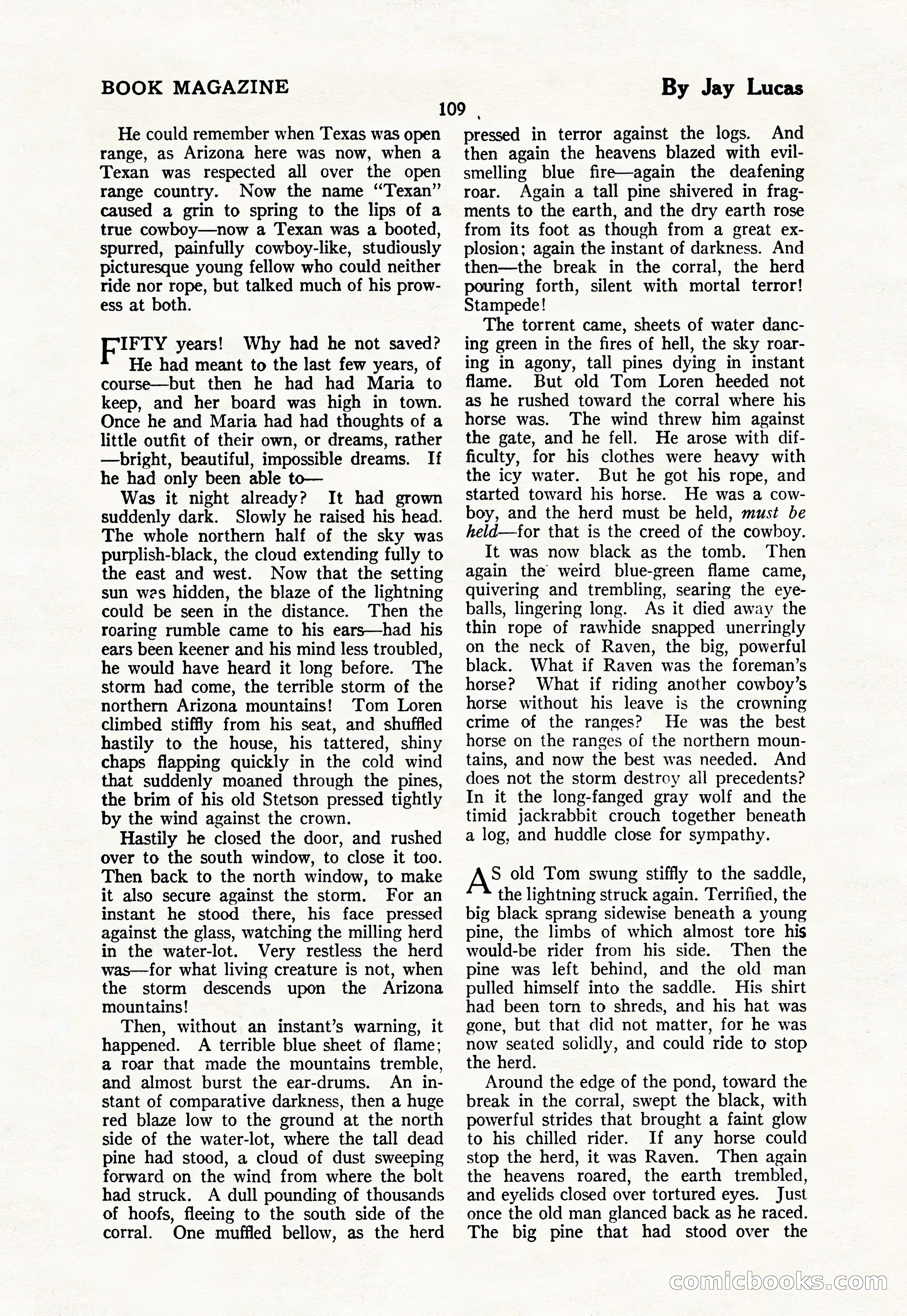 The Blue Book Magazine, March 1926 — page 111 of 208