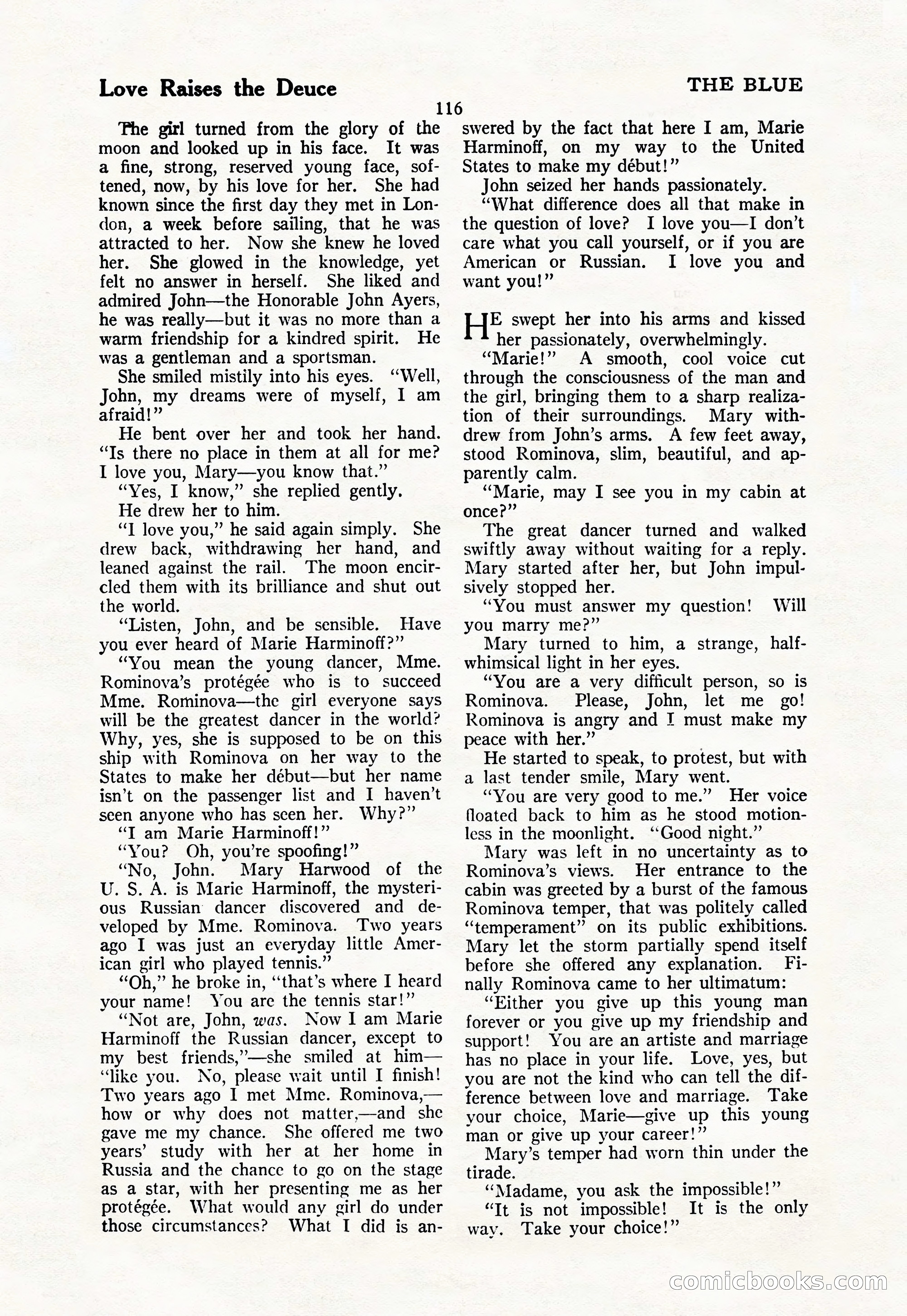 The Blue Book Magazine, March 1926 — page 118 of 208