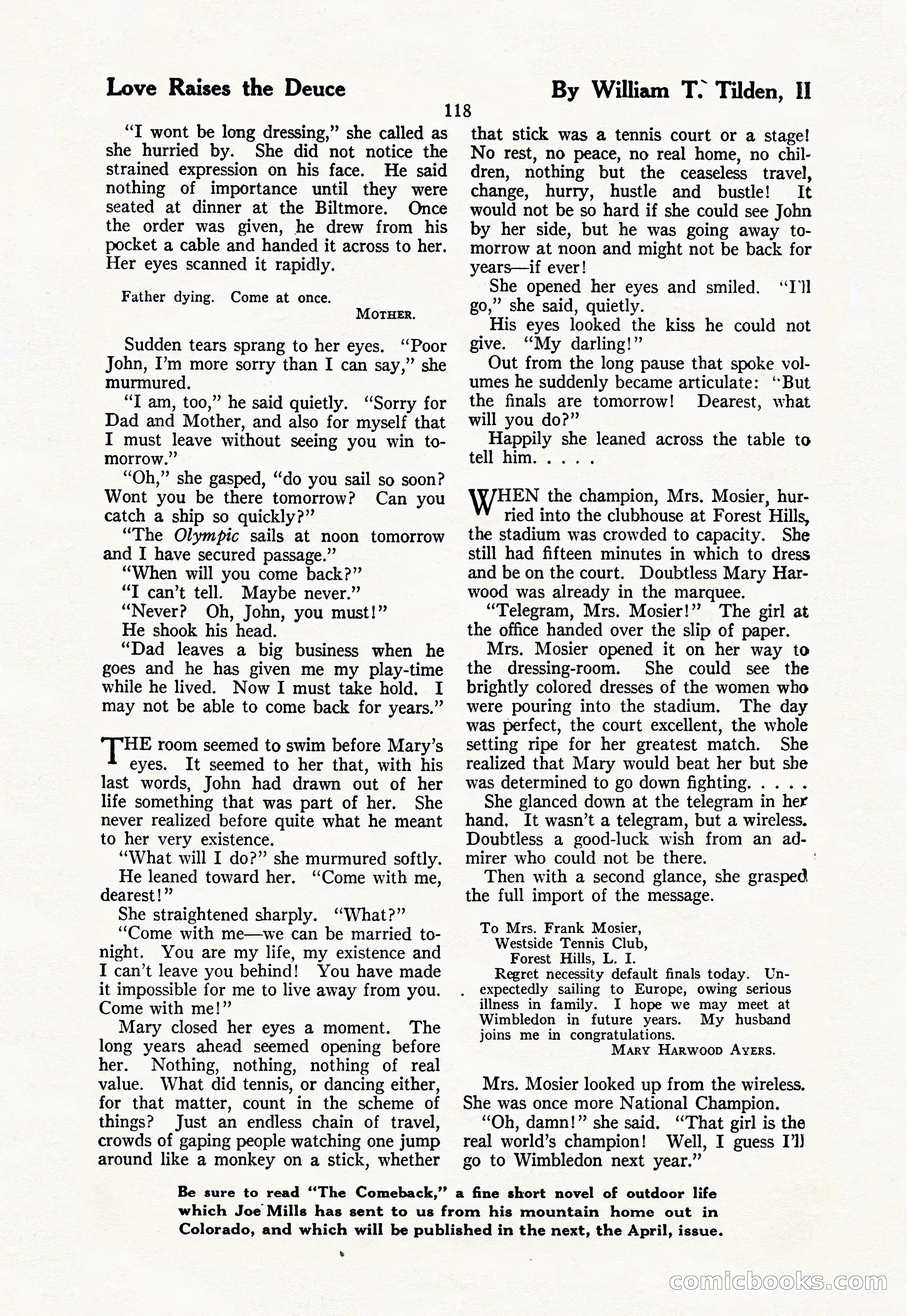 The Blue Book Magazine, March 1926 — page 120 of 208