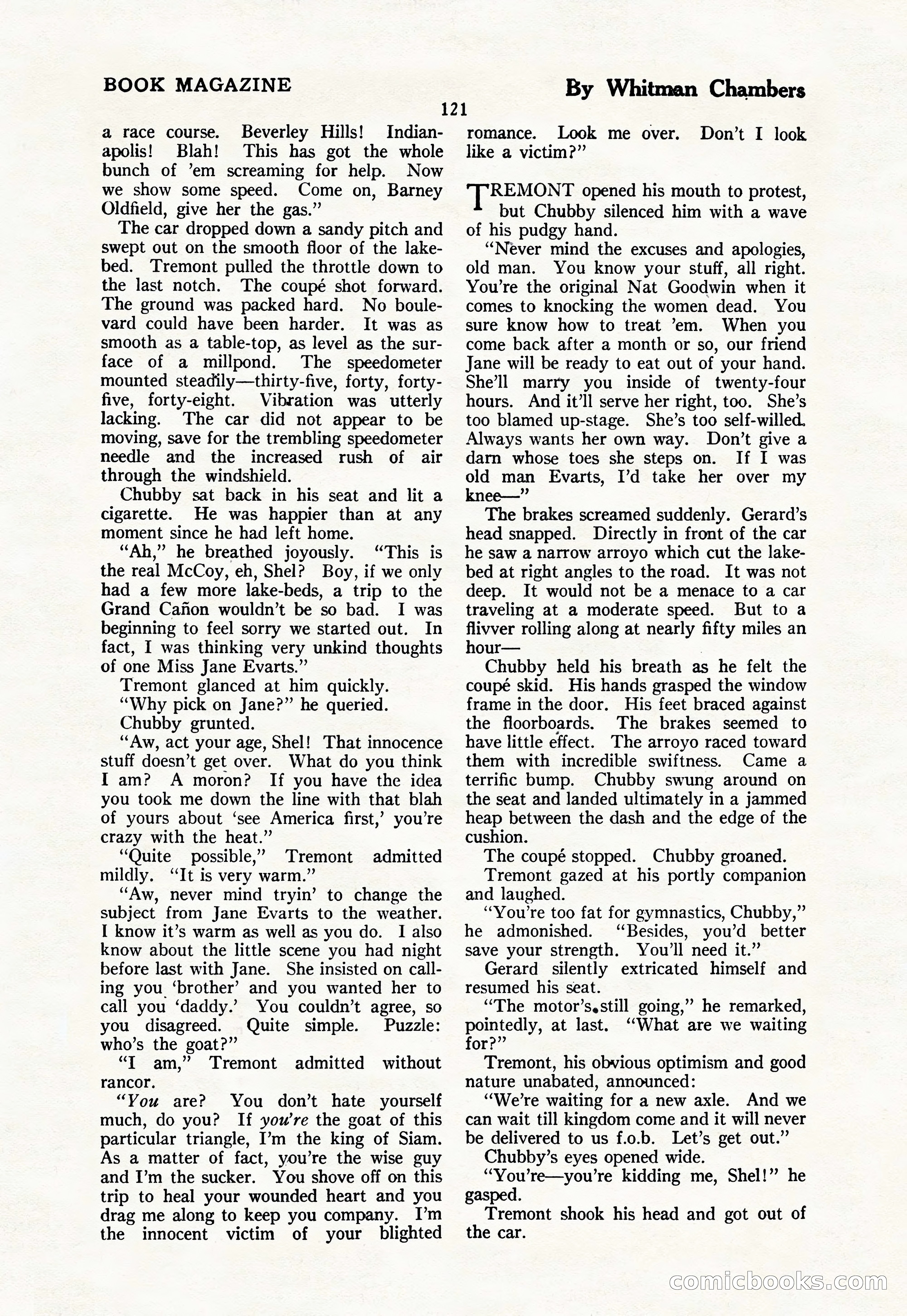 The Blue Book Magazine, March 1926 — page 123 of 208