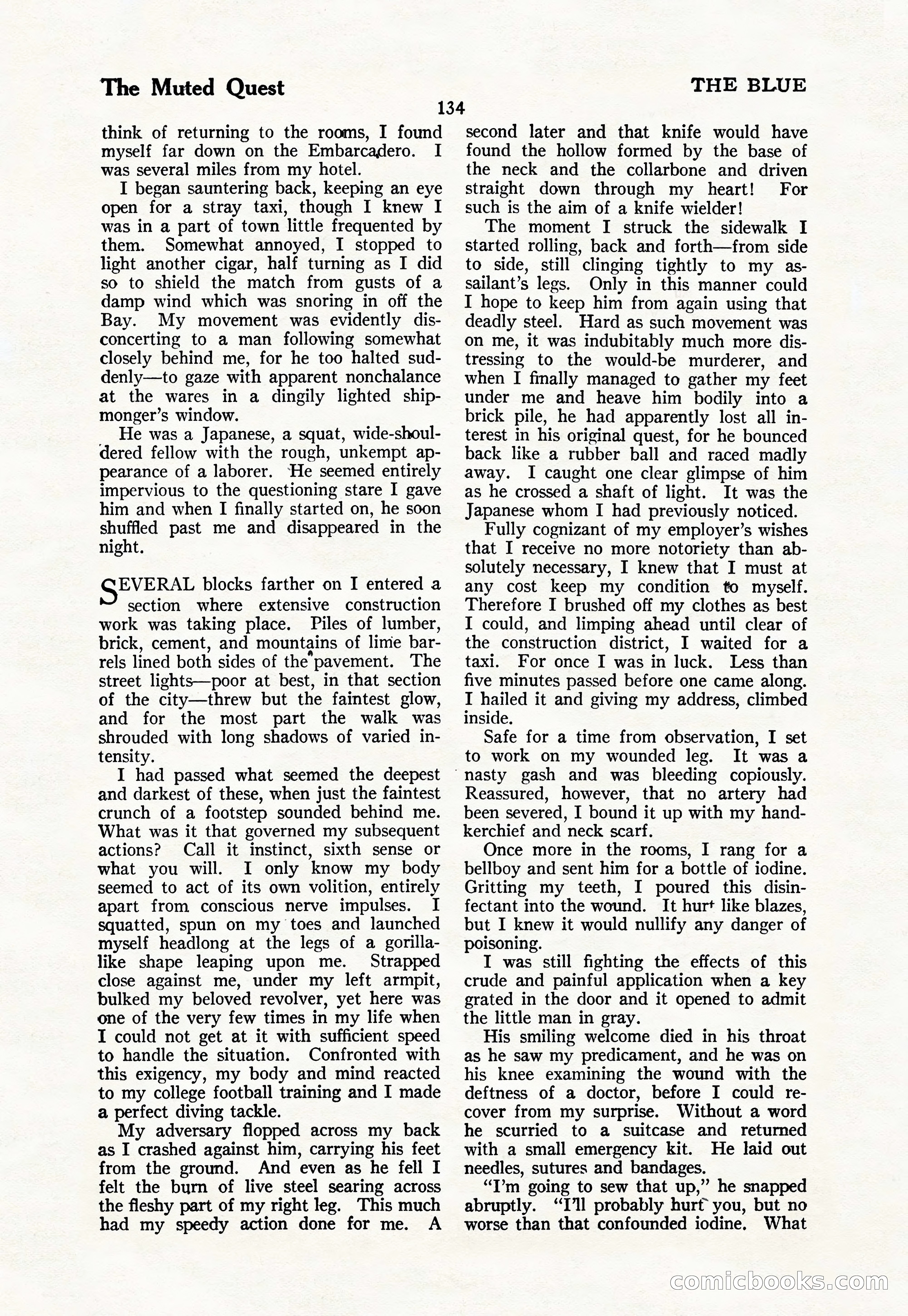The Blue Book Magazine, March 1926 — page 136 of 208