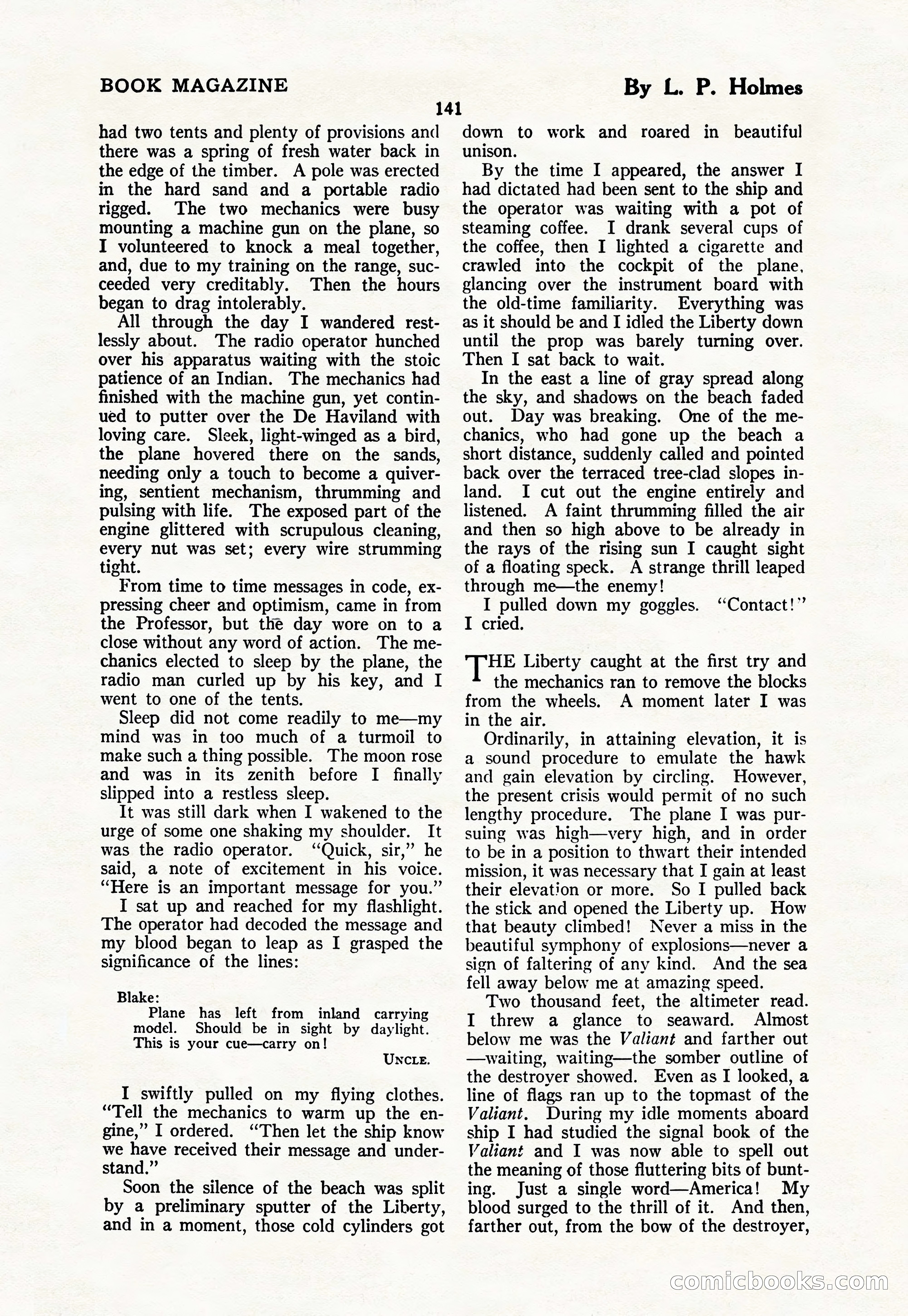 The Blue Book Magazine, March 1926 — page 143 of 208