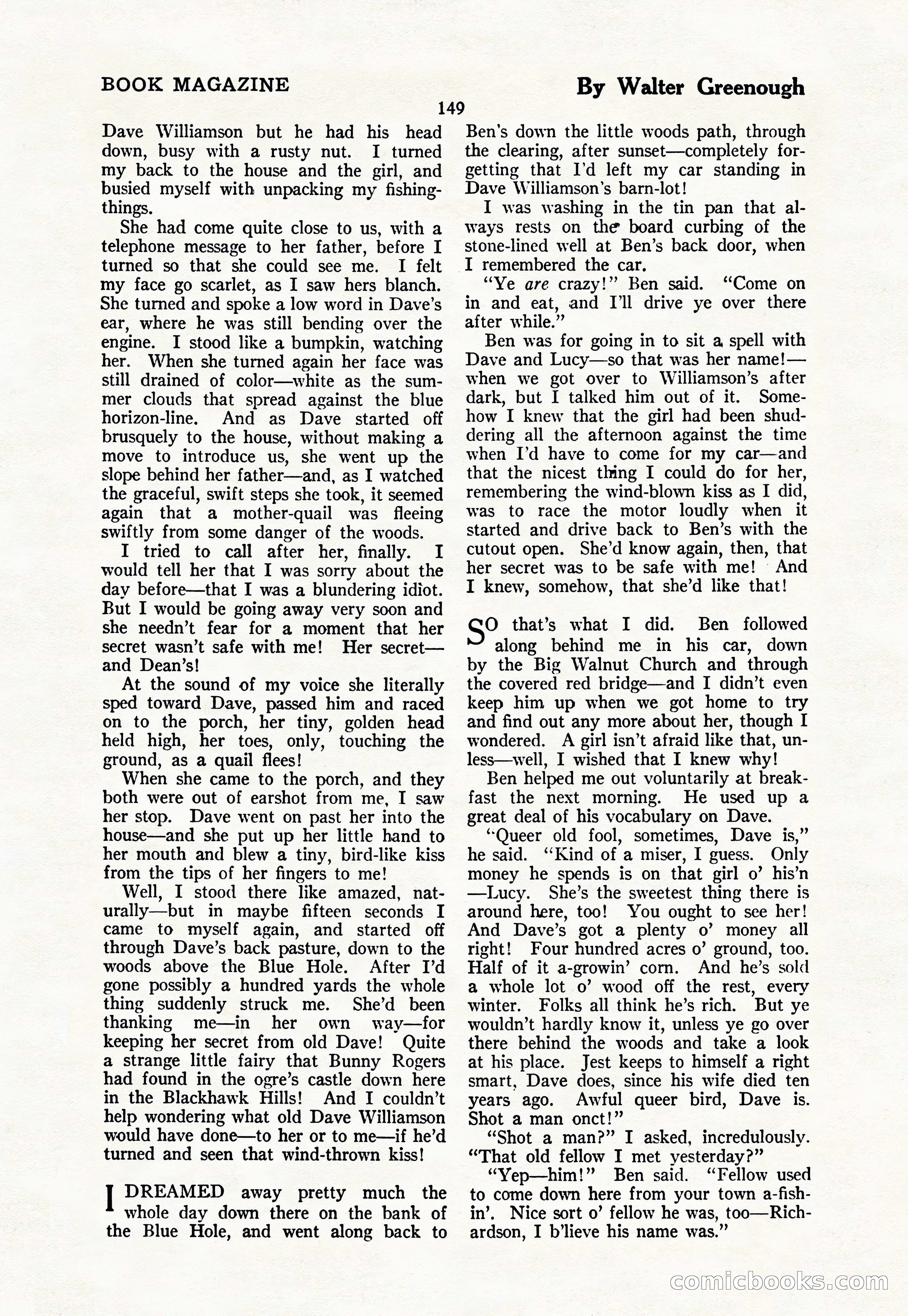 The Blue Book Magazine, March 1926 — page 151 of 208