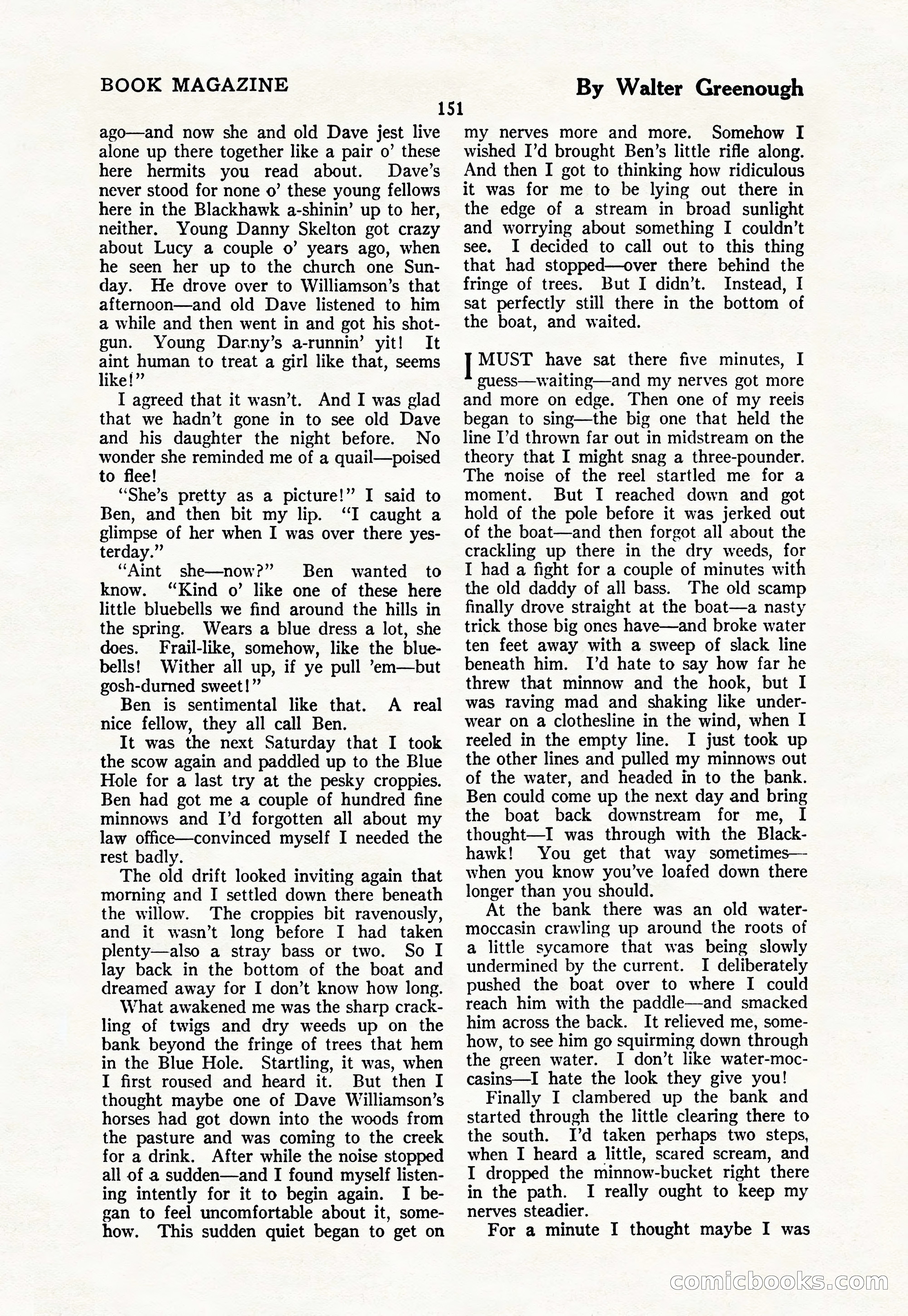 The Blue Book Magazine, March 1926 — page 153 of 208
