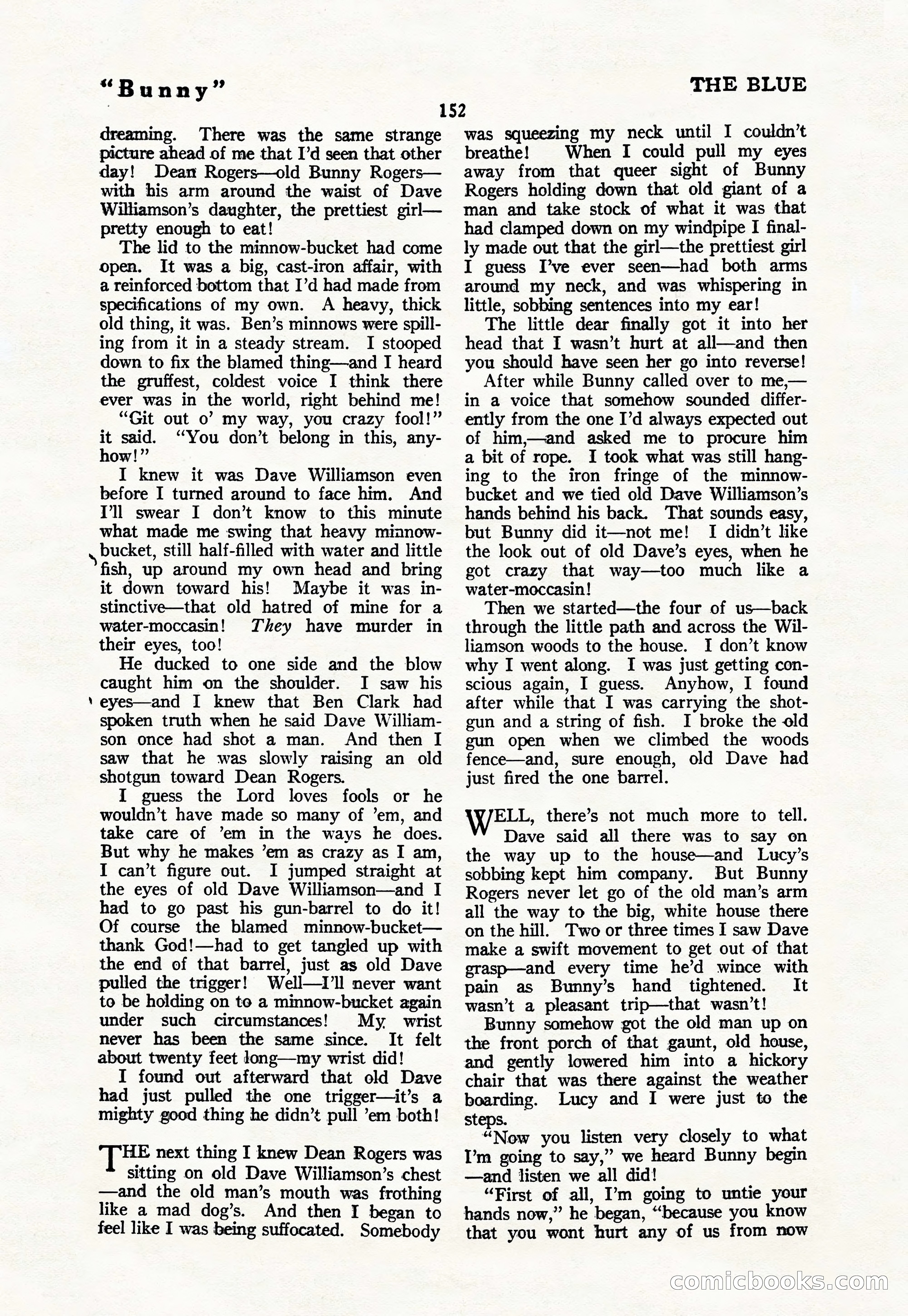 The Blue Book Magazine, March 1926 — page 154 of 208
