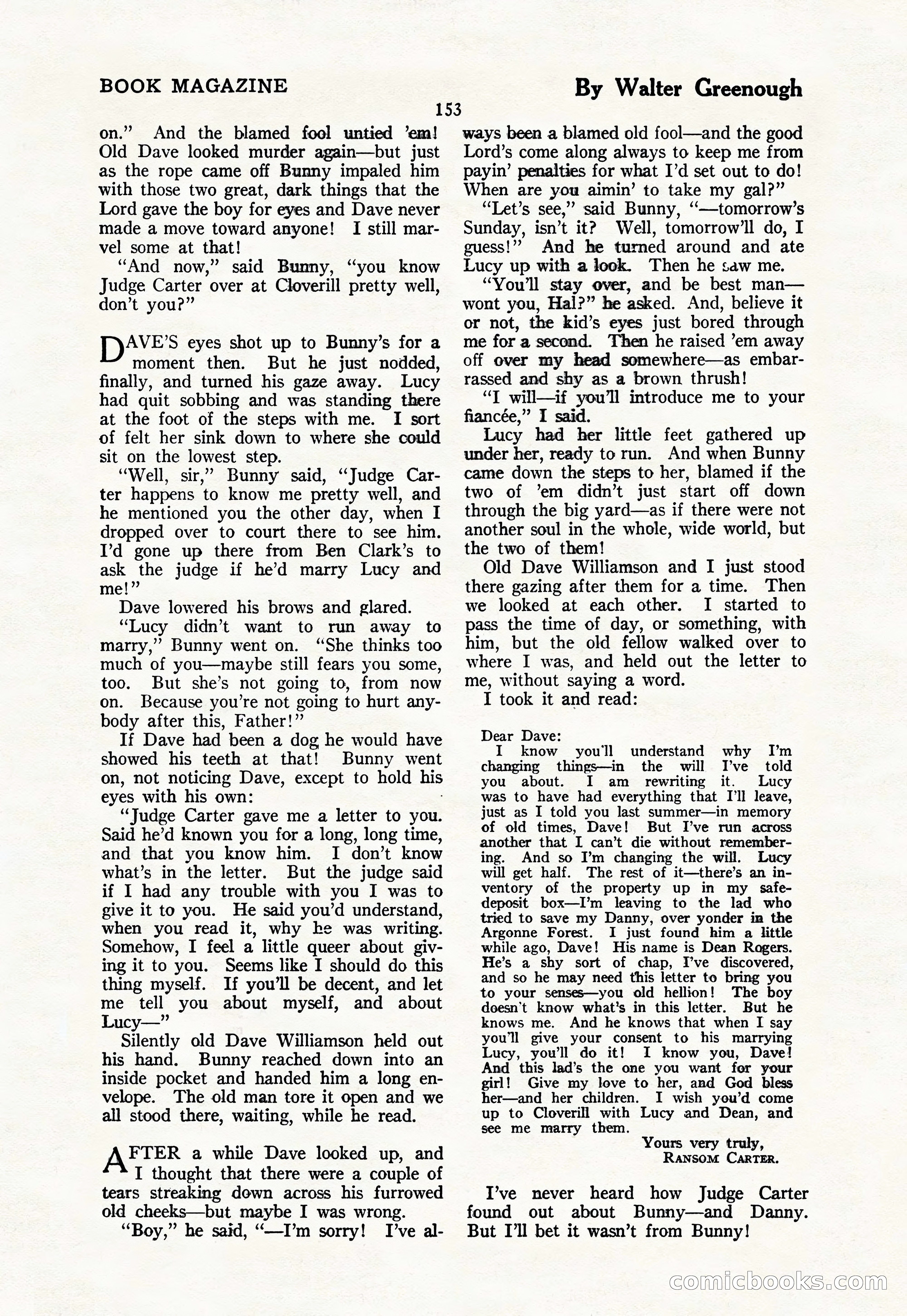 The Blue Book Magazine, March 1926 — page 155 of 208