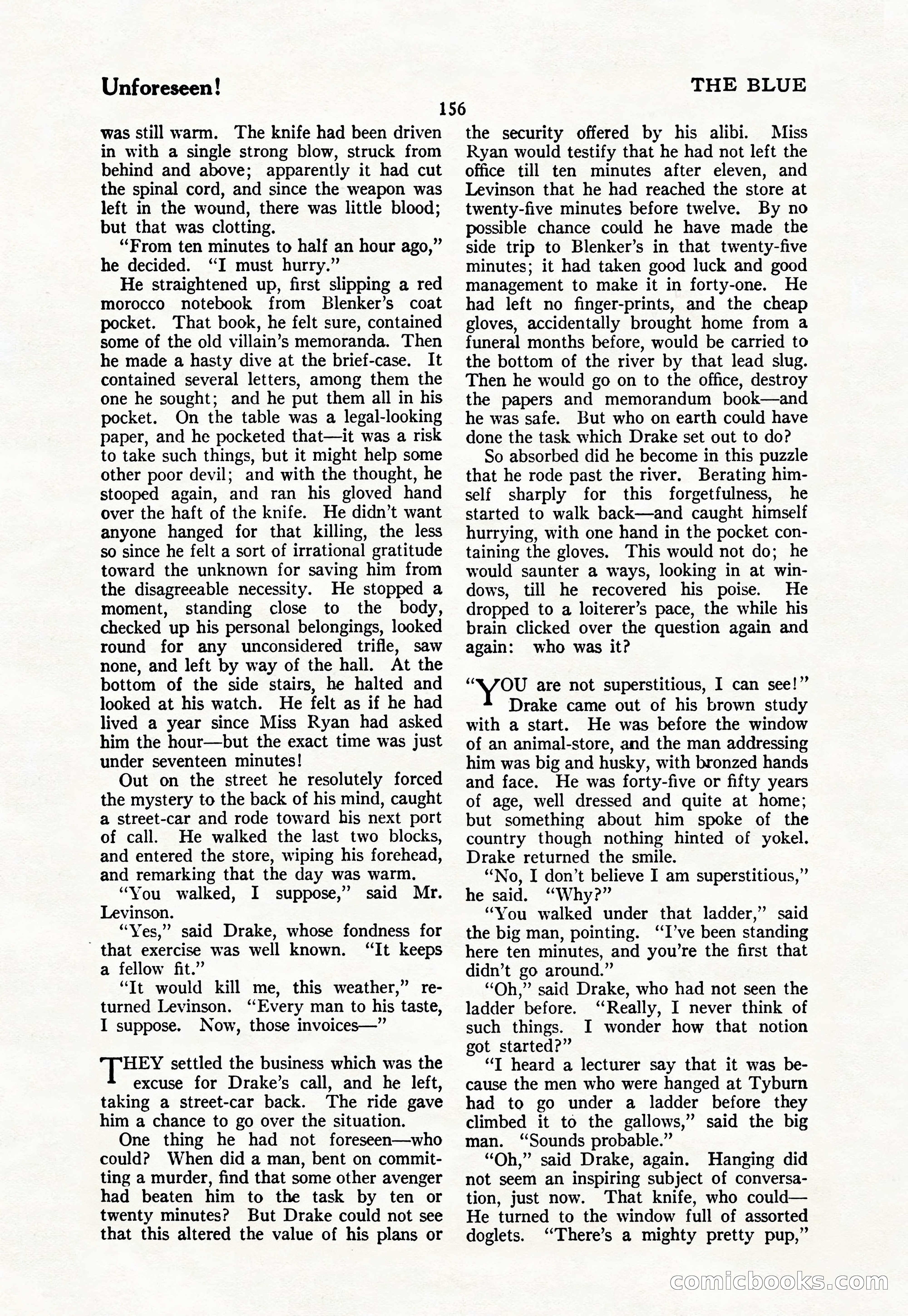 The Blue Book Magazine, March 1926 — page 158 of 208