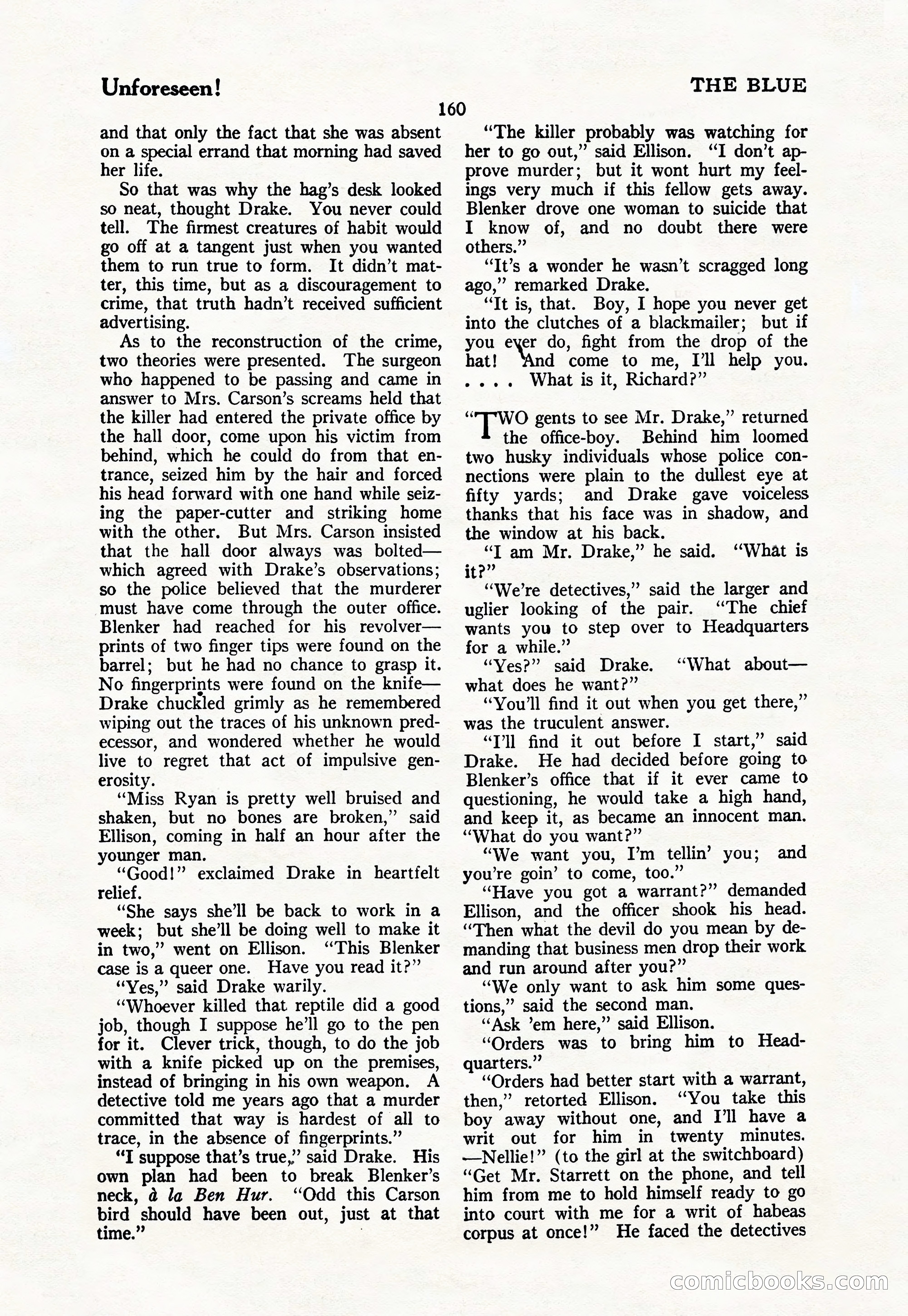 The Blue Book Magazine, March 1926 — page 162 of 208