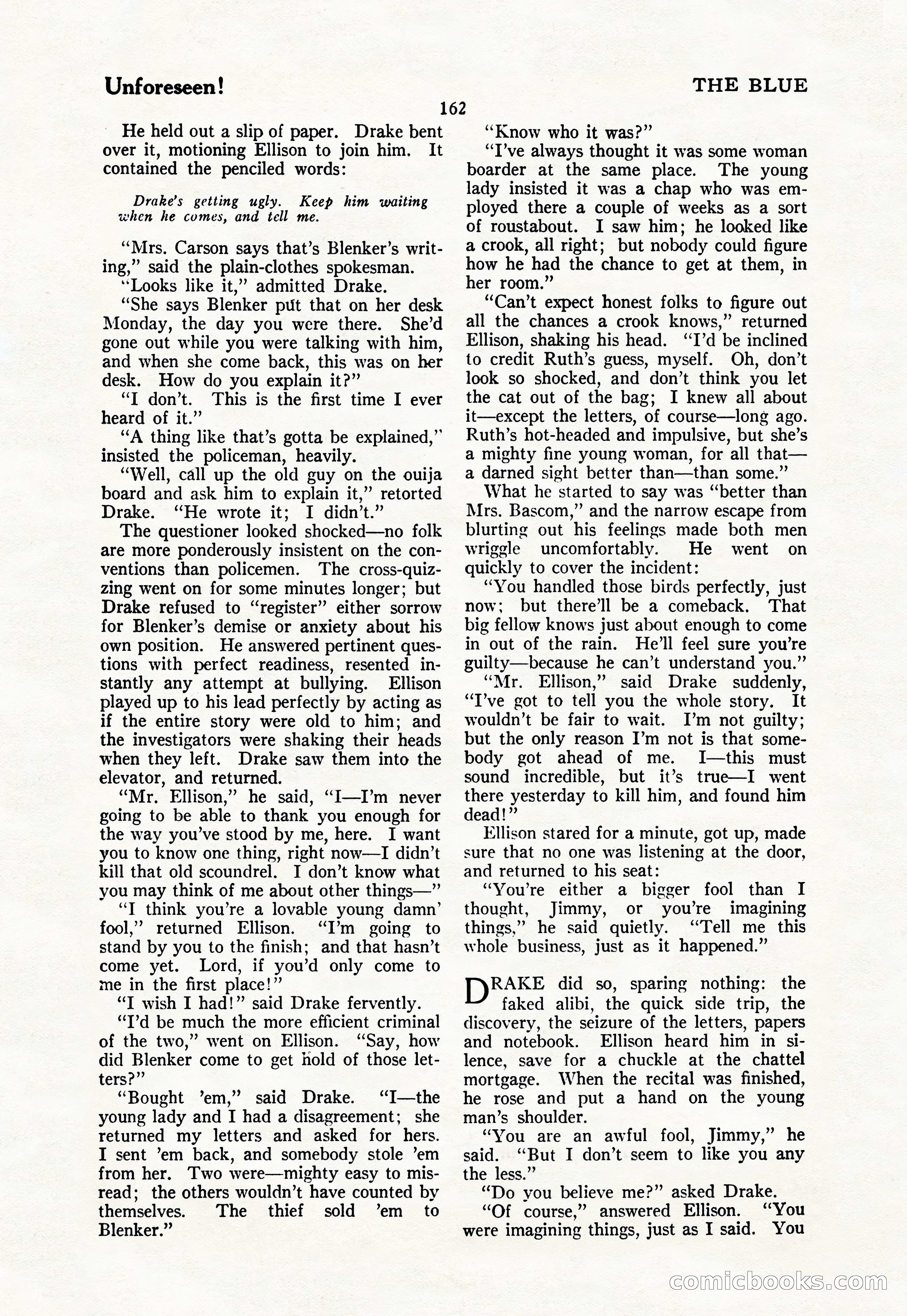 The Blue Book Magazine, March 1926 — page 164 of 208