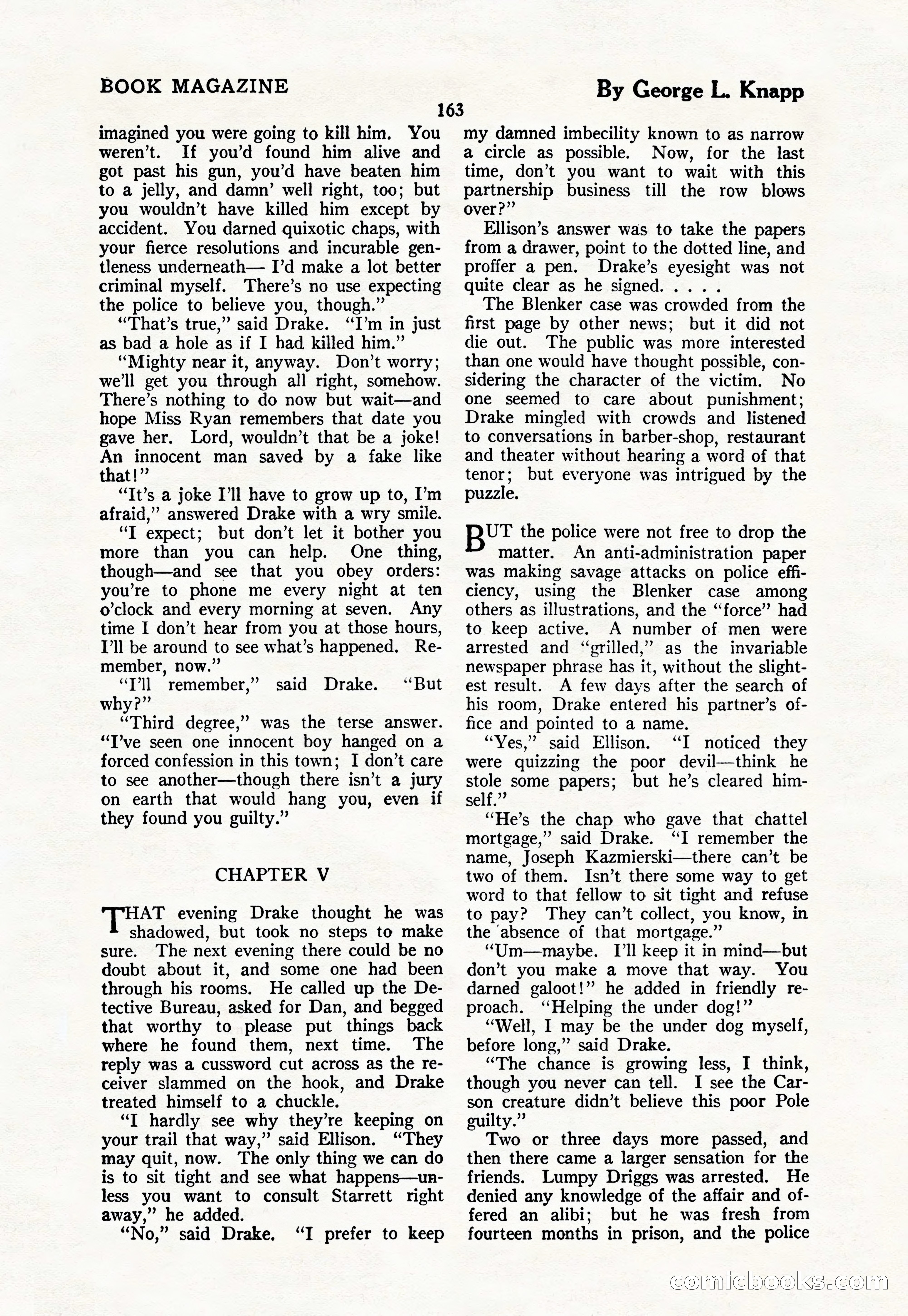 The Blue Book Magazine, March 1926 — page 165 of 208