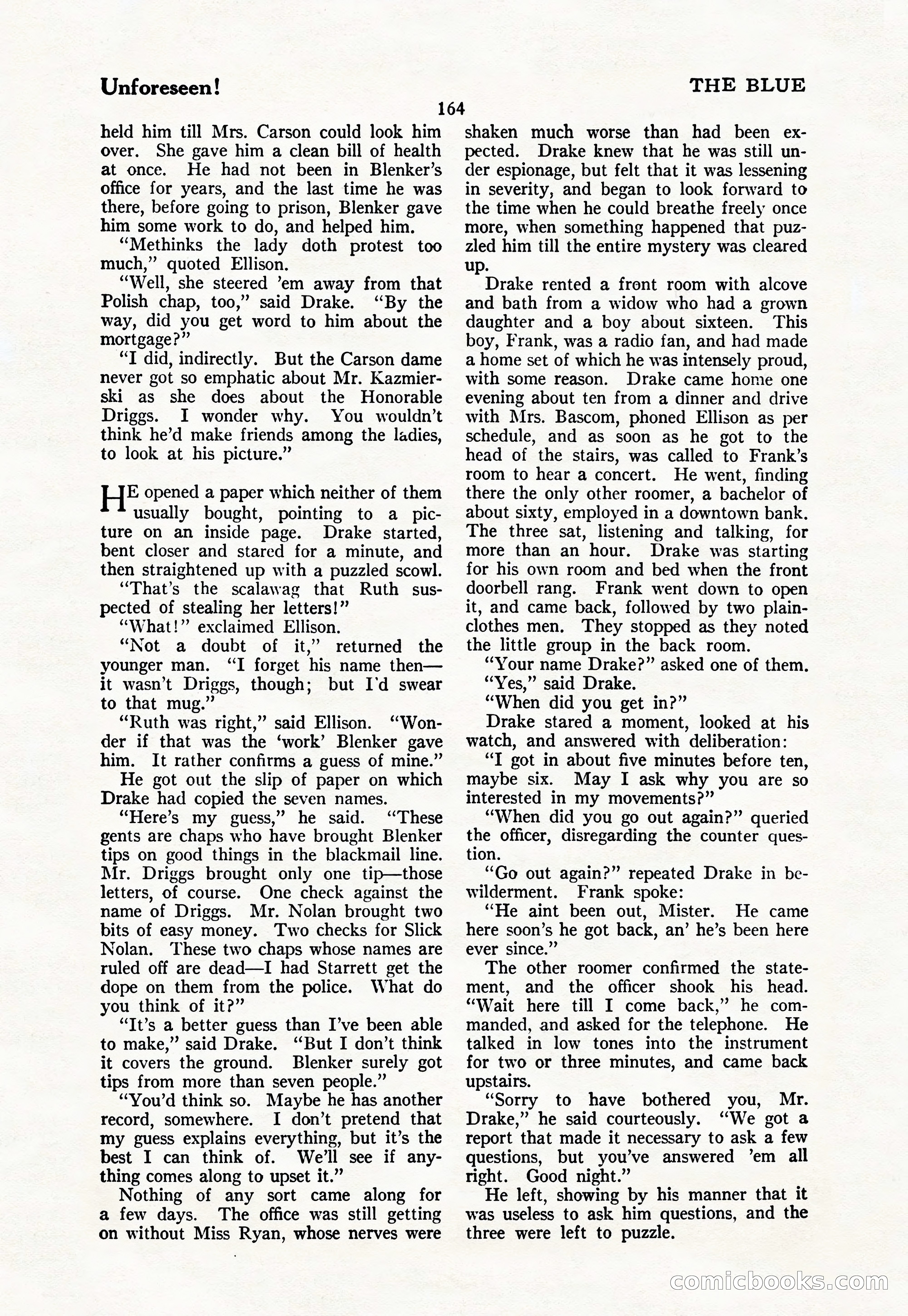 The Blue Book Magazine, March 1926 — page 166 of 208