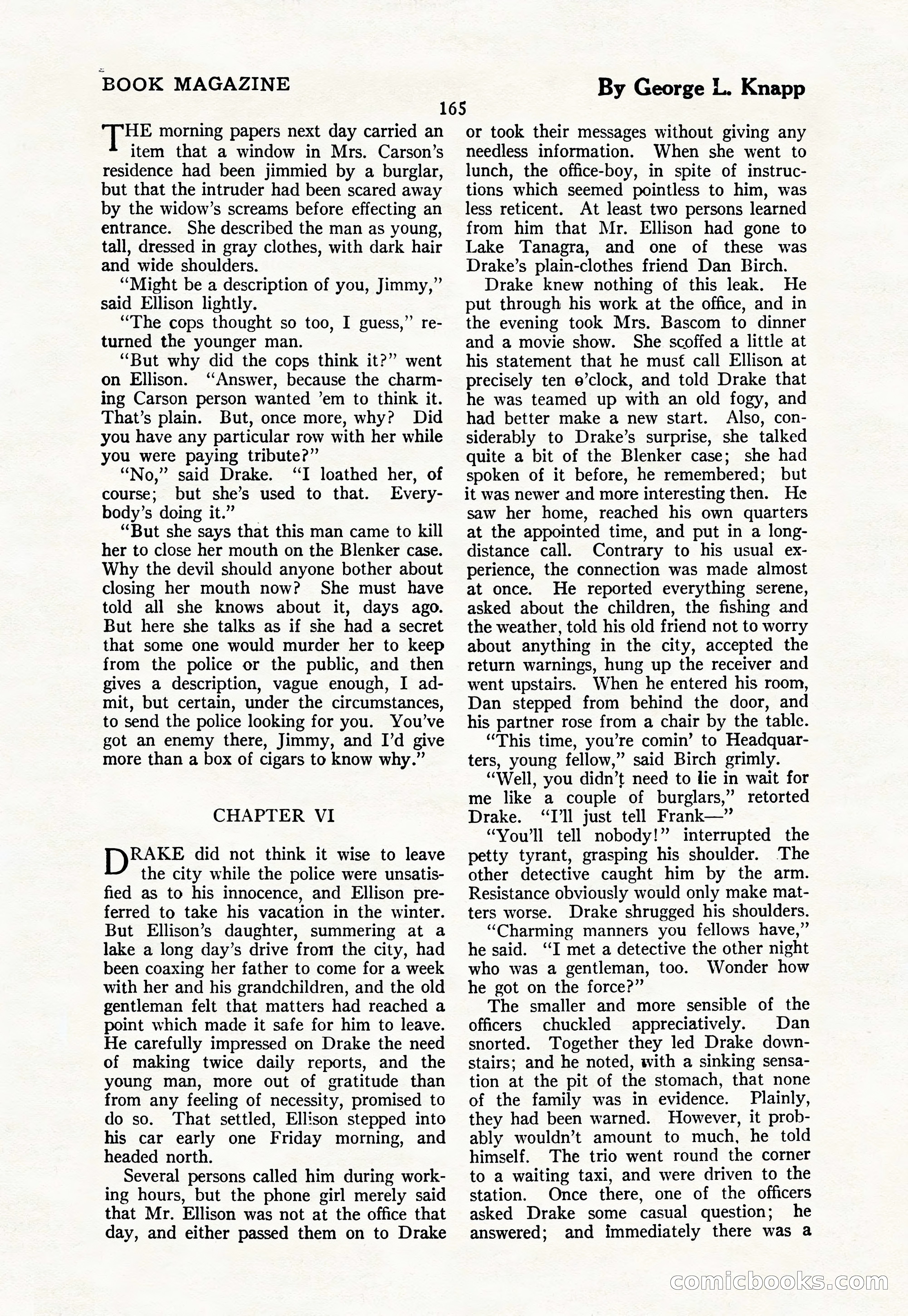 The Blue Book Magazine, March 1926 — page 167 of 208
