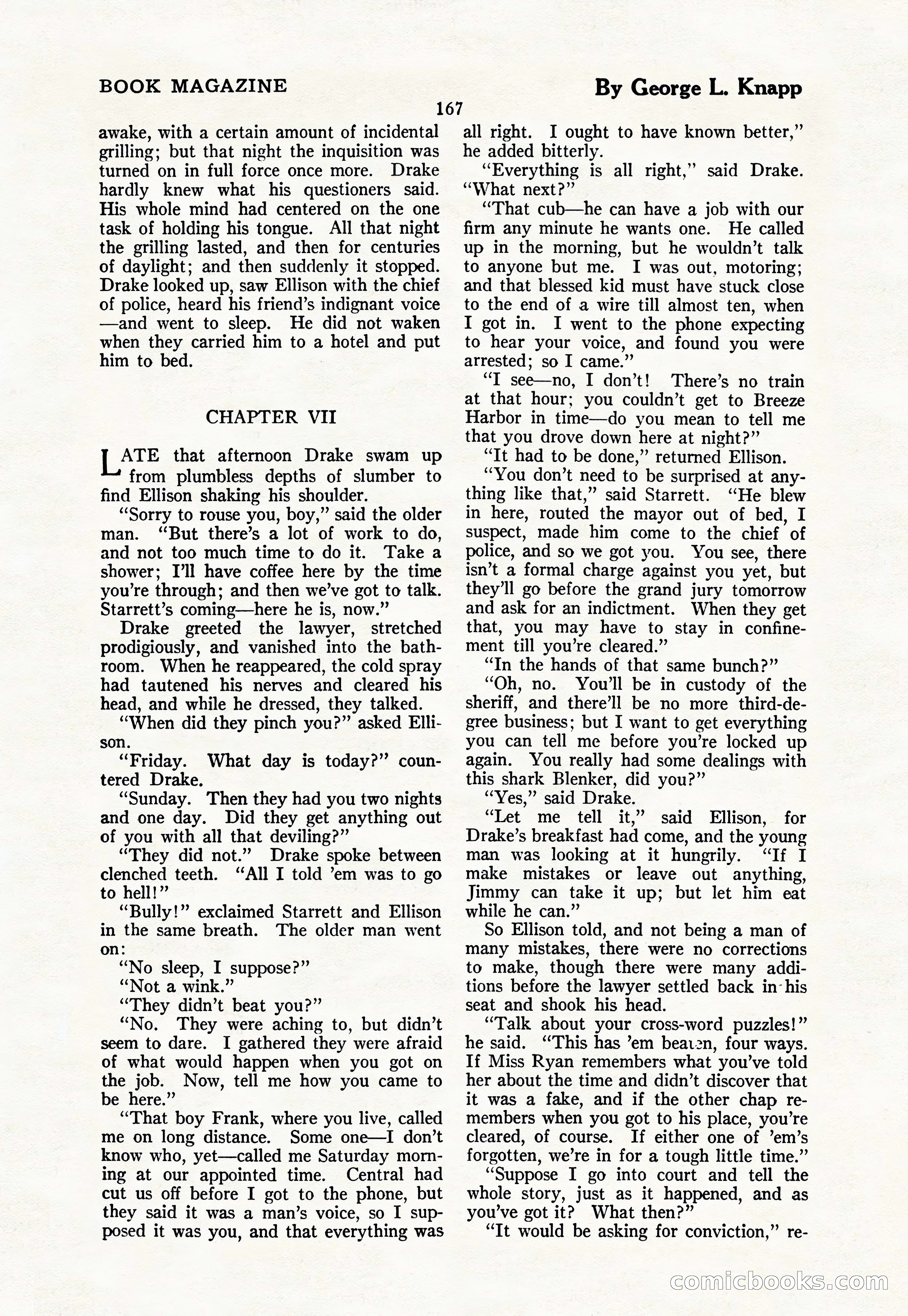 The Blue Book Magazine, March 1926 — page 169 of 208