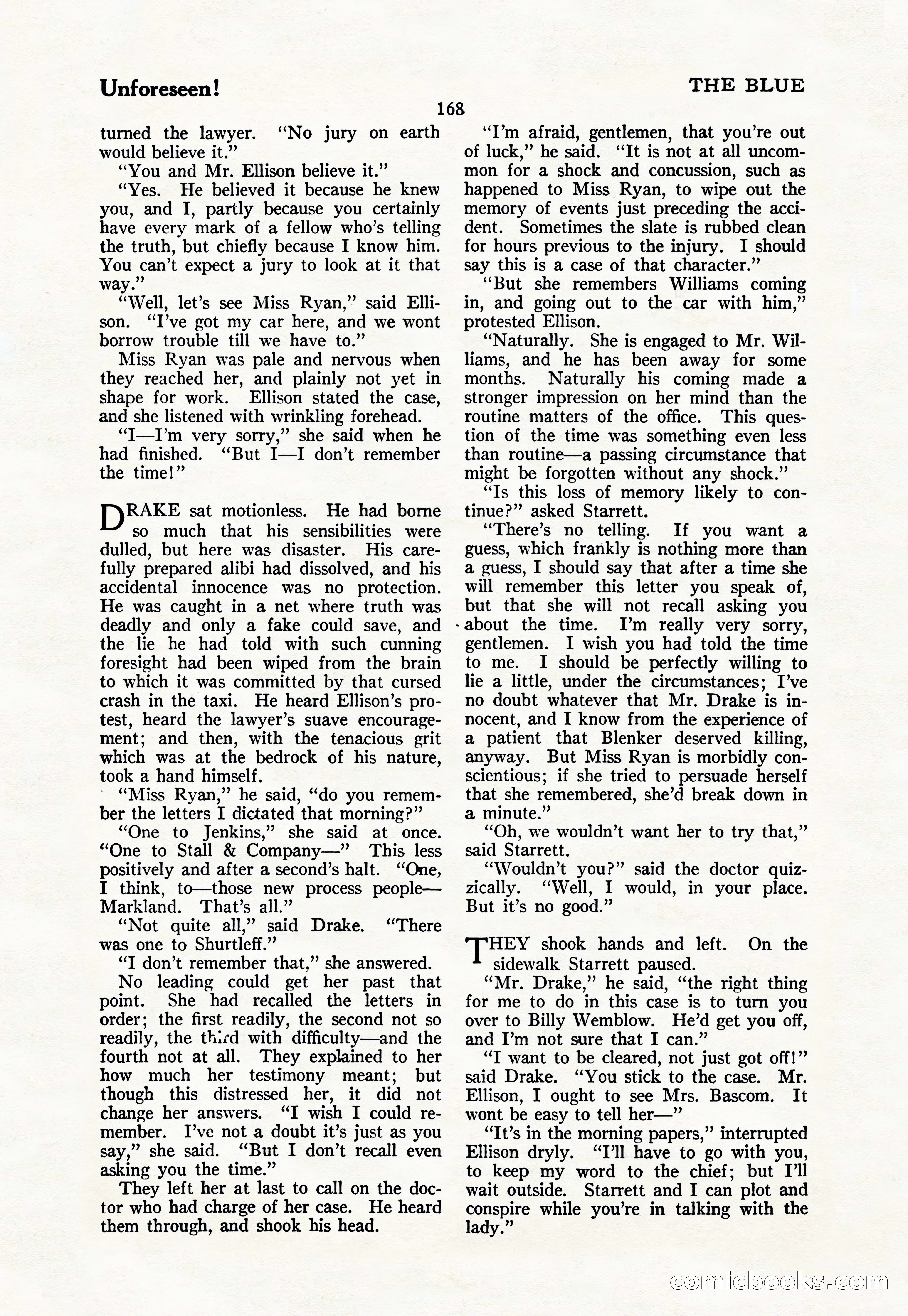 The Blue Book Magazine, March 1926 — page 170 of 208