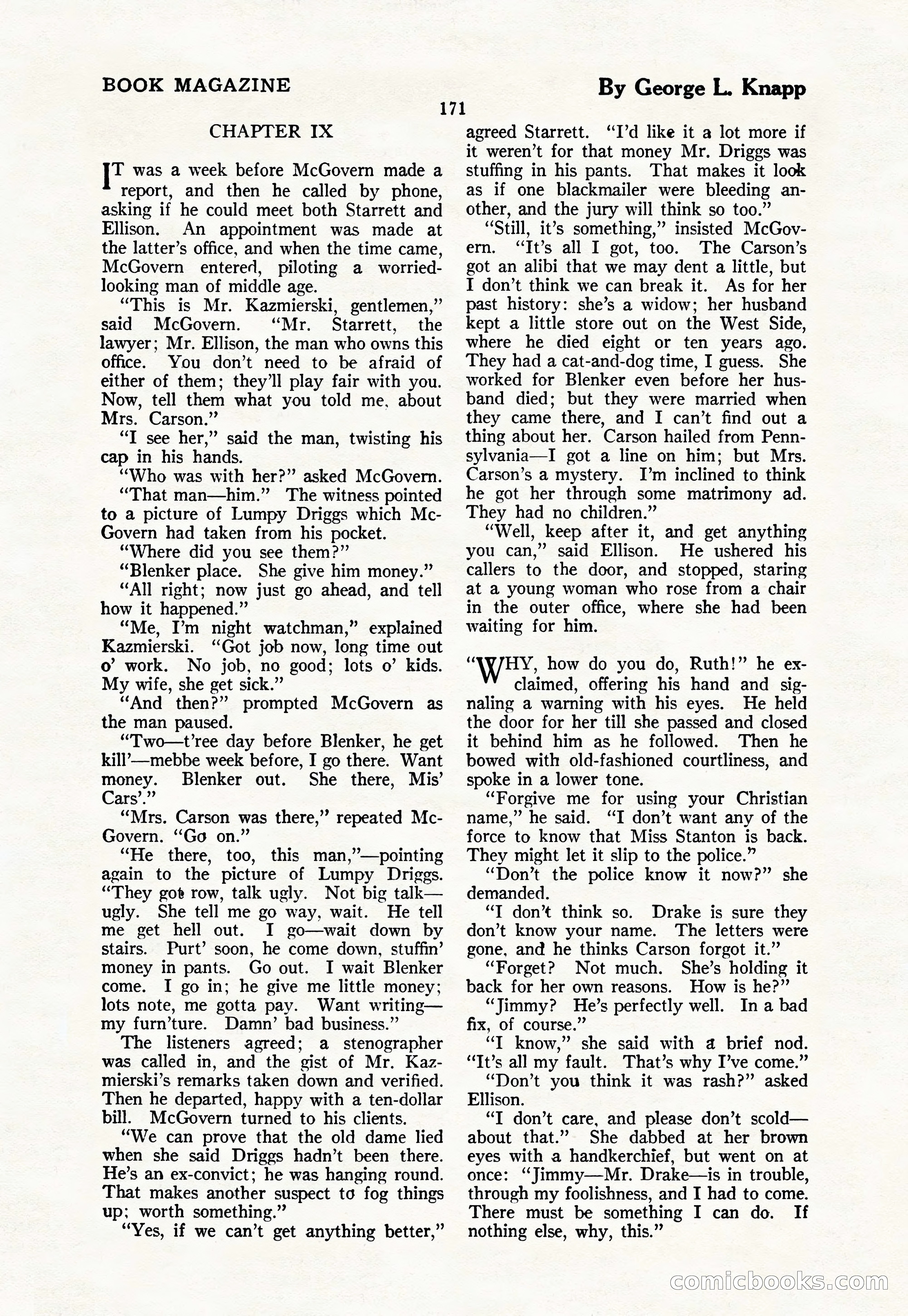 The Blue Book Magazine, March 1926 — page 173 of 208