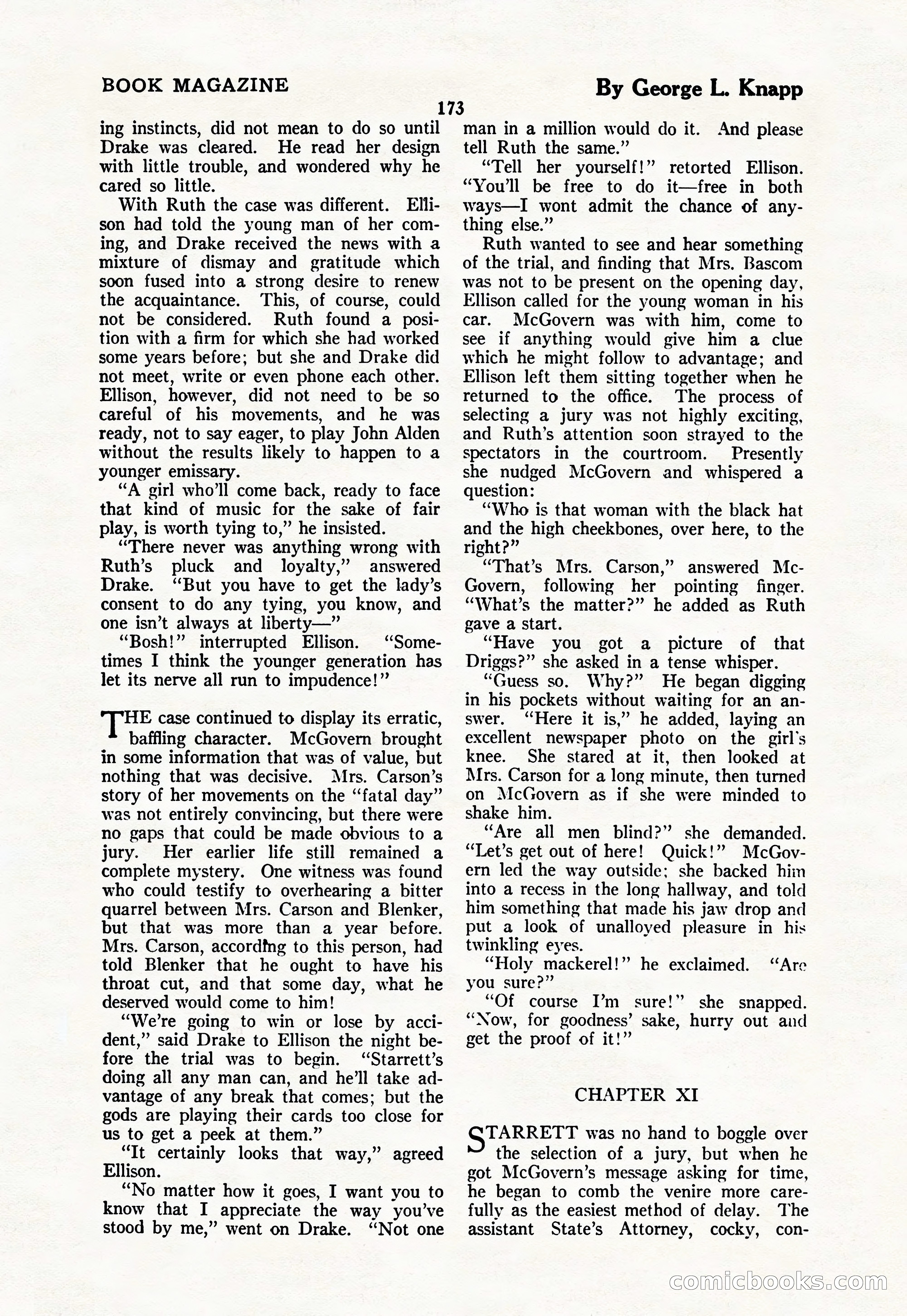 The Blue Book Magazine, March 1926 — page 175 of 208