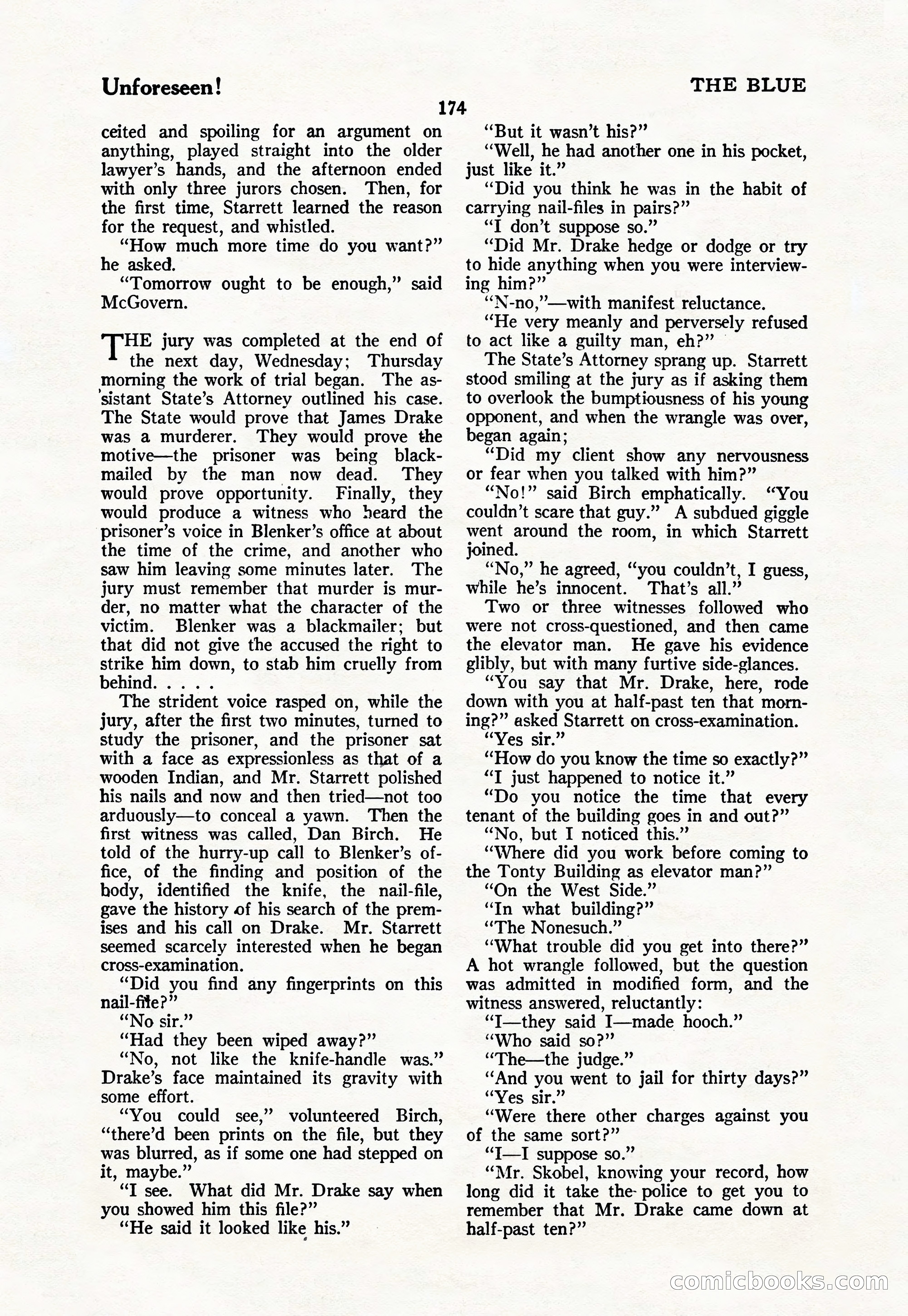 The Blue Book Magazine, March 1926 — page 176 of 208