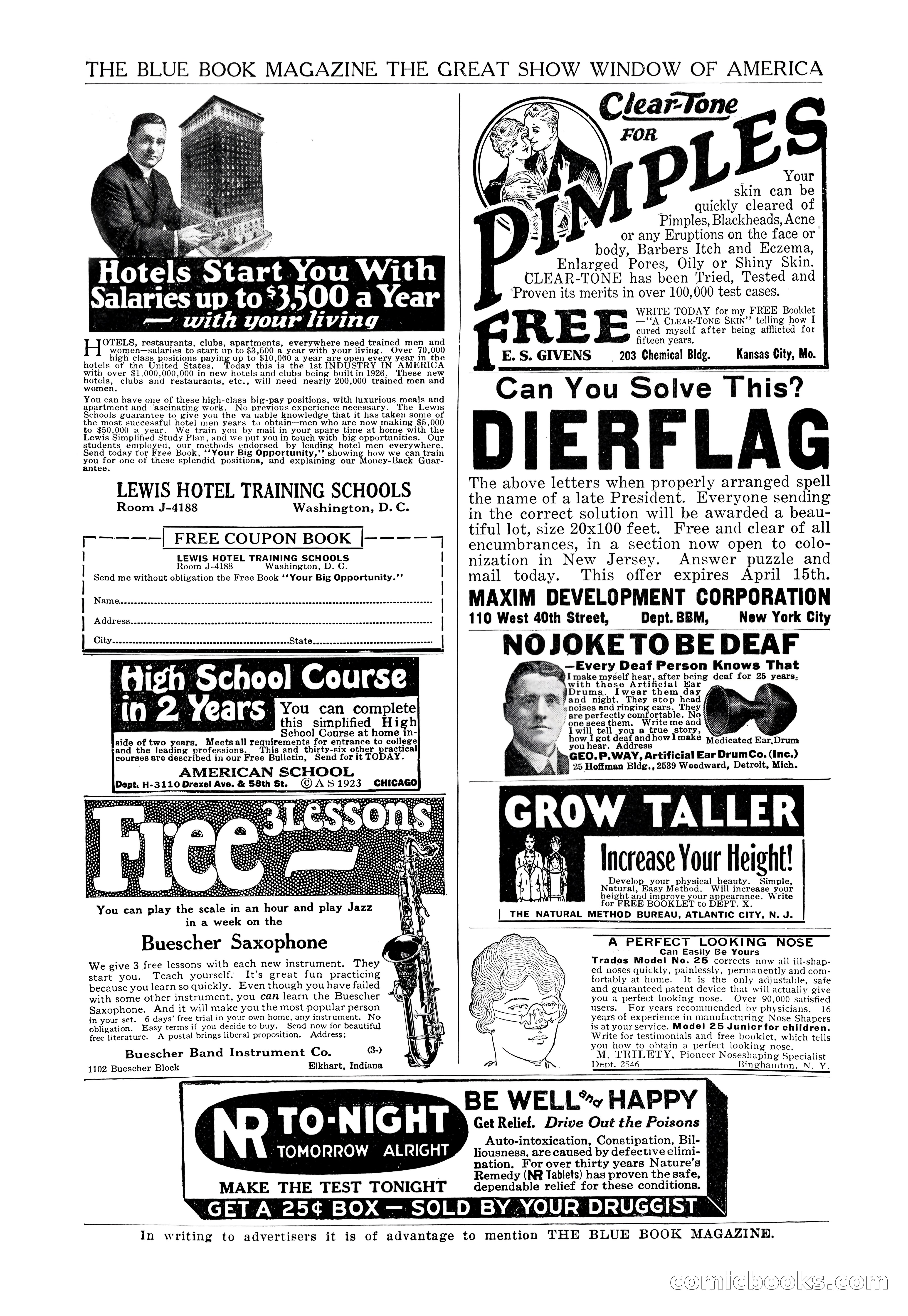 The Blue Book Magazine, March 1926 — page 204 of 208