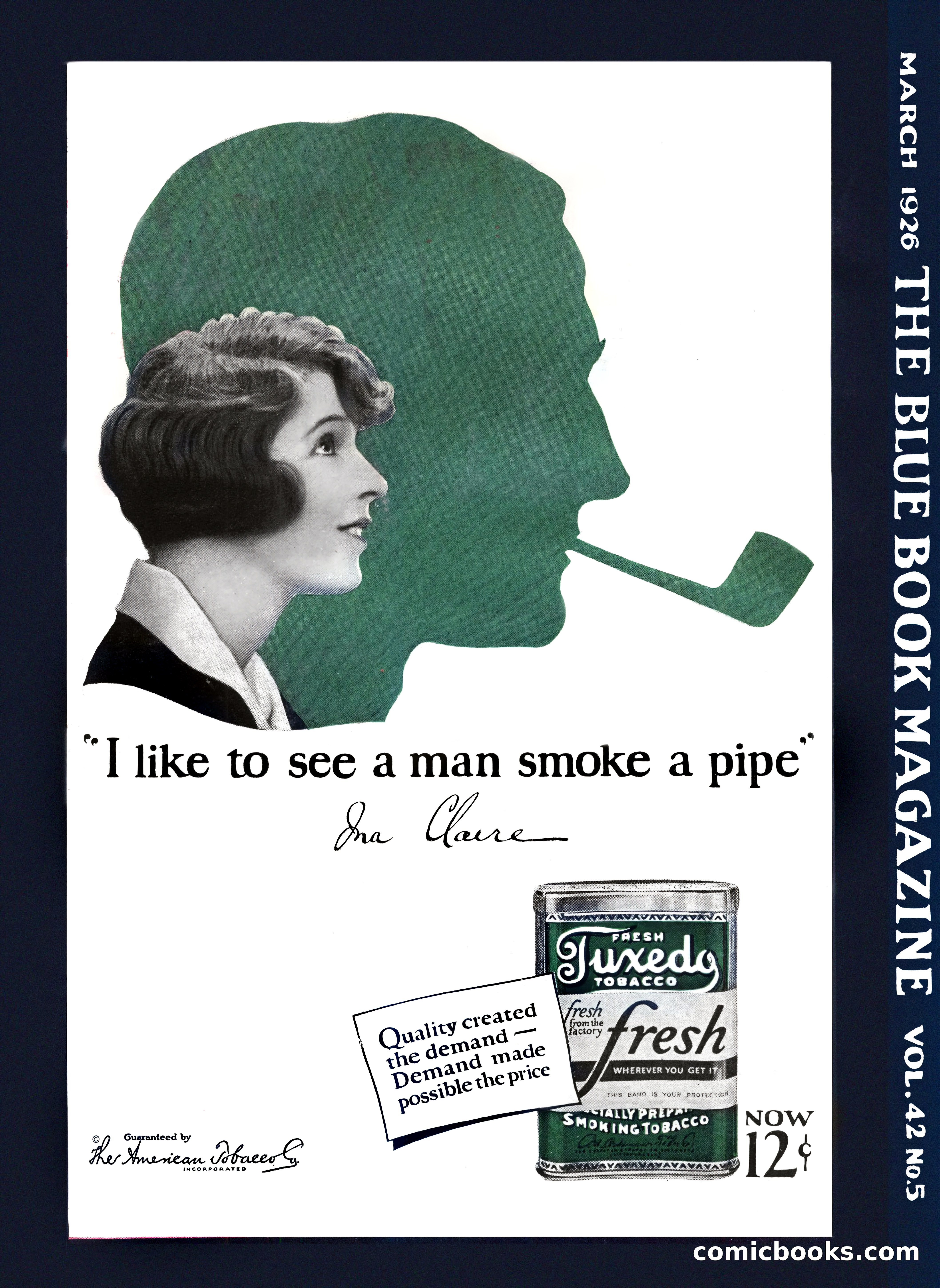 The Blue Book Magazine, March 1926 — page 208 of 208