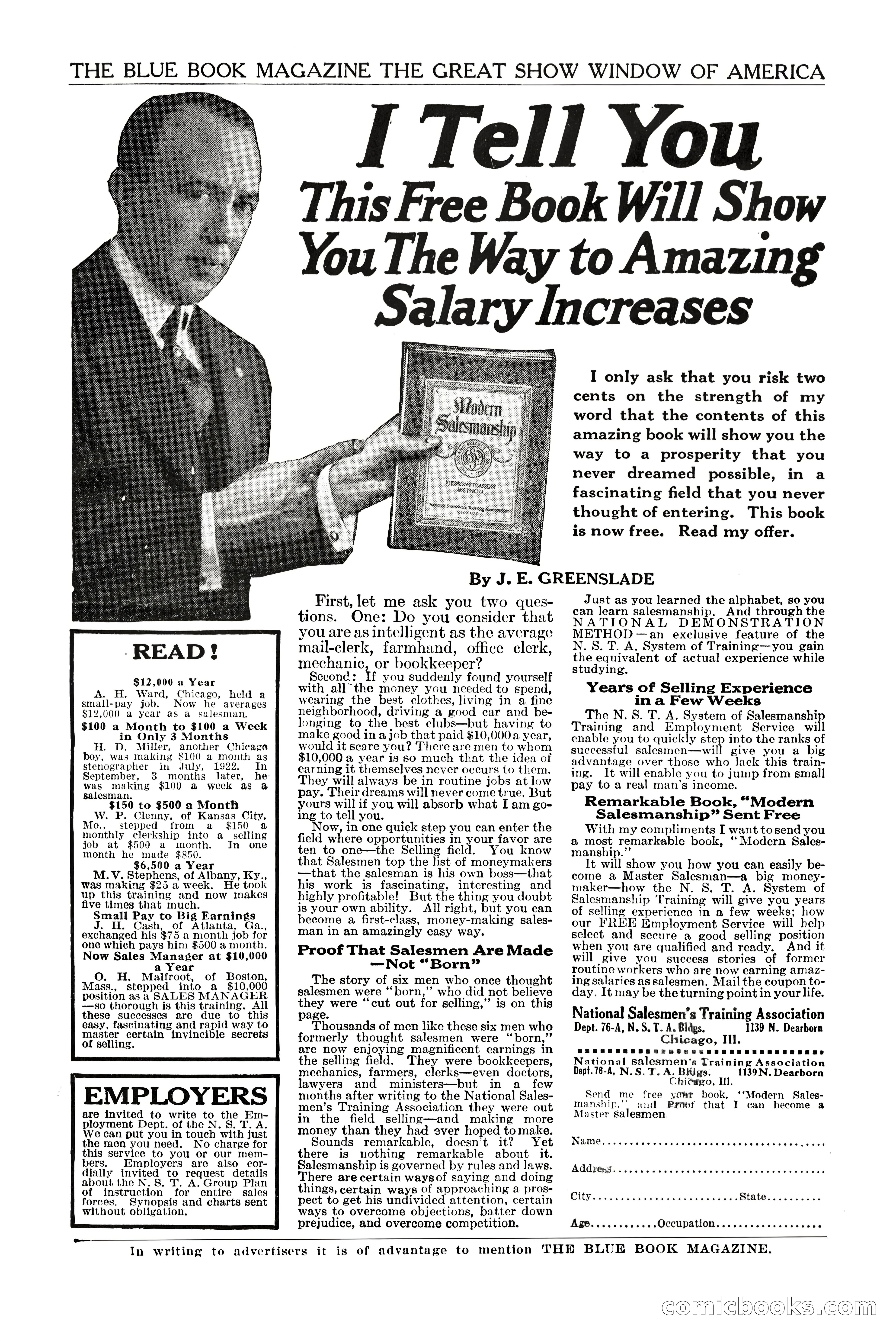 The Blue Book Magazine, January 1925 — page 3 of 208