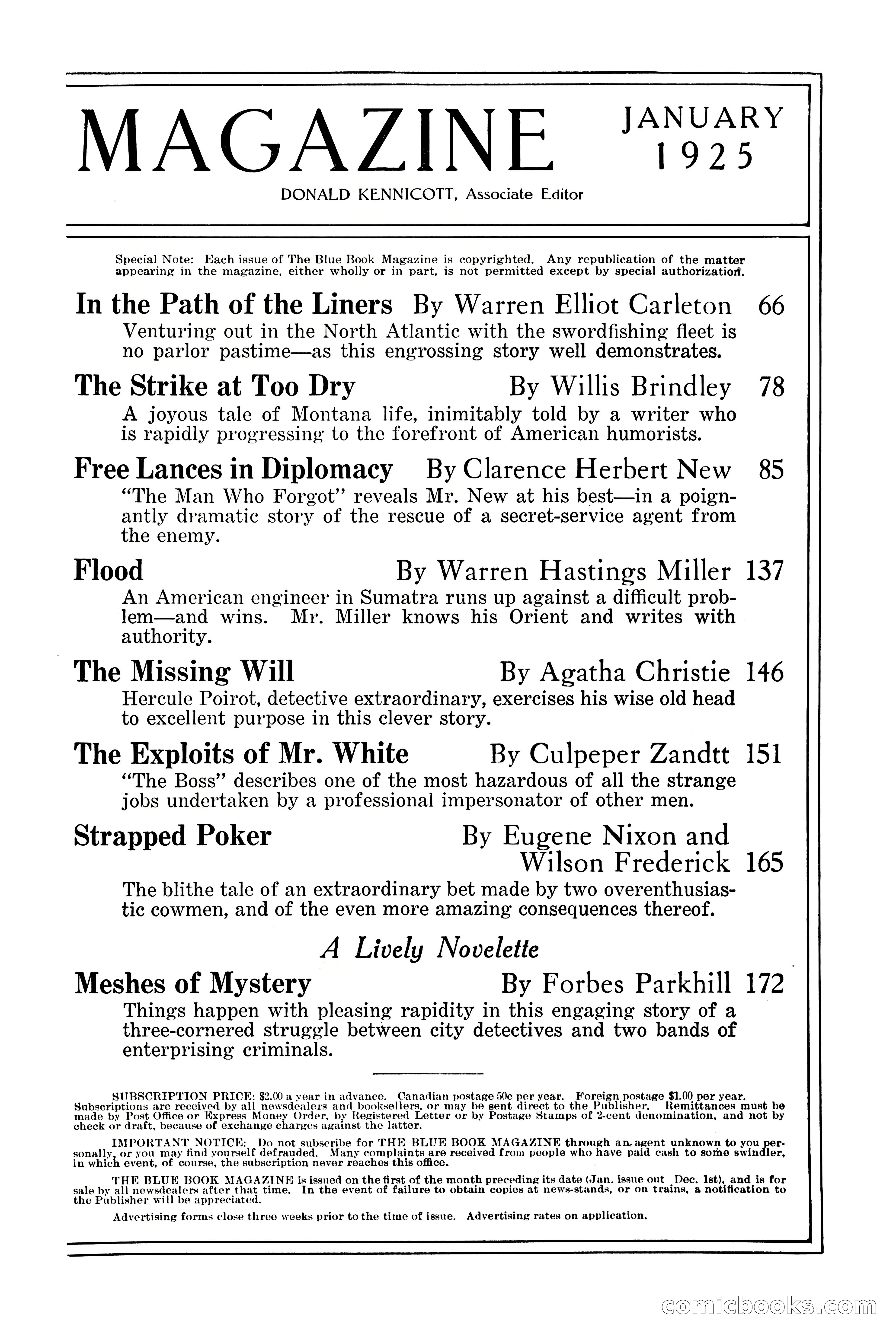 The Blue Book Magazine, January 1925 — page 5 of 208