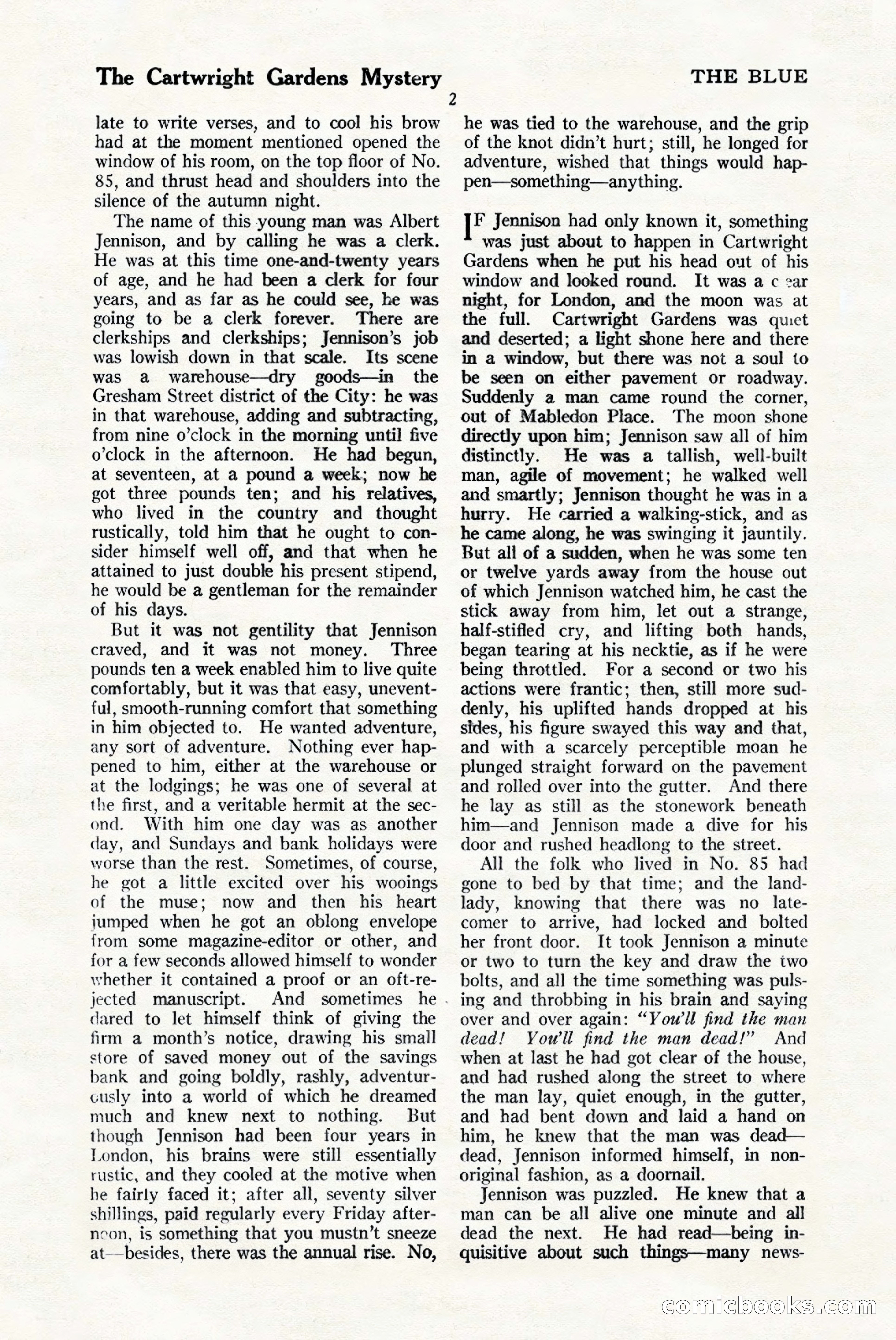 The Blue Book Magazine, January 1925 — page 8 of 208