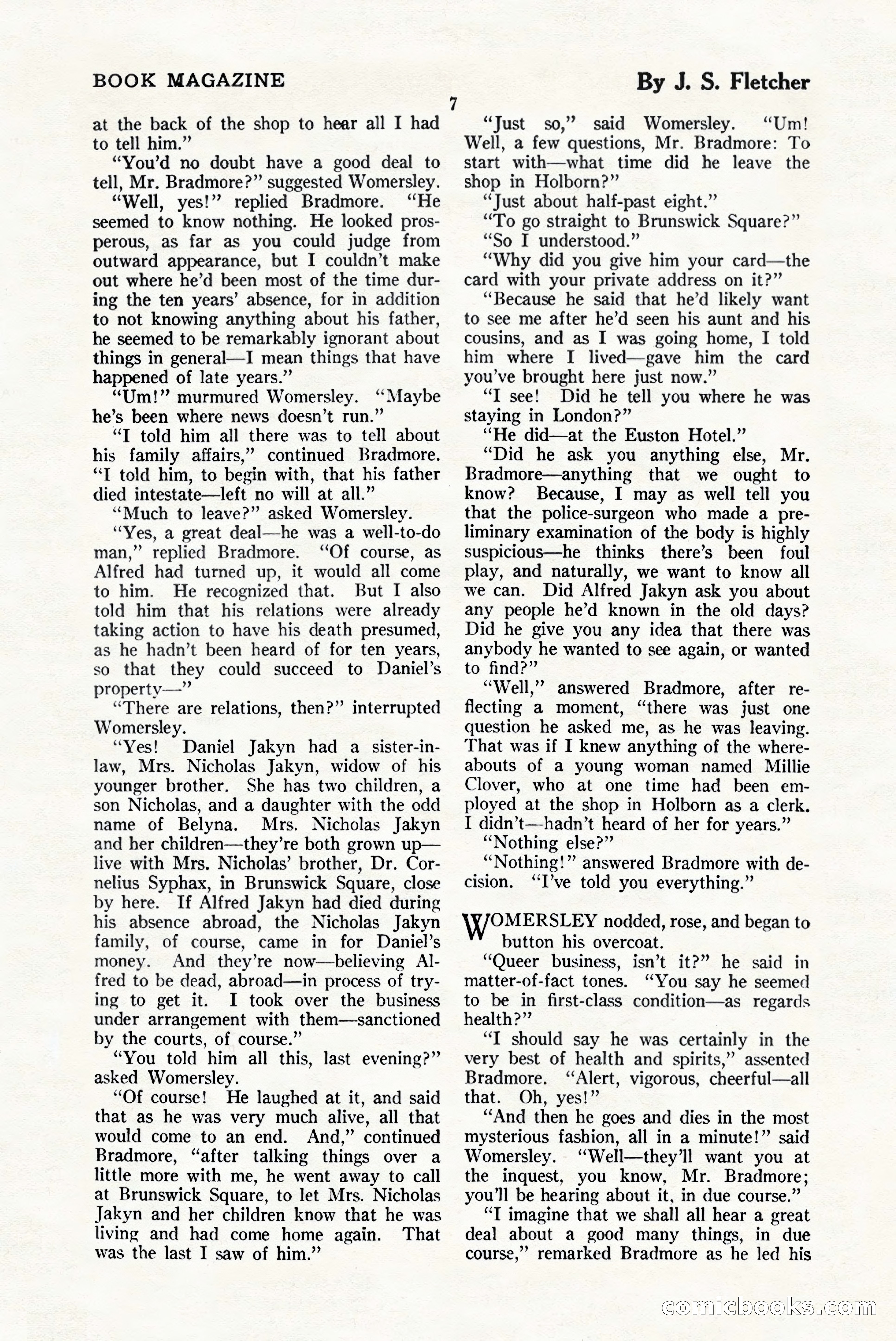 The Blue Book Magazine, January 1925 — page 13 of 208