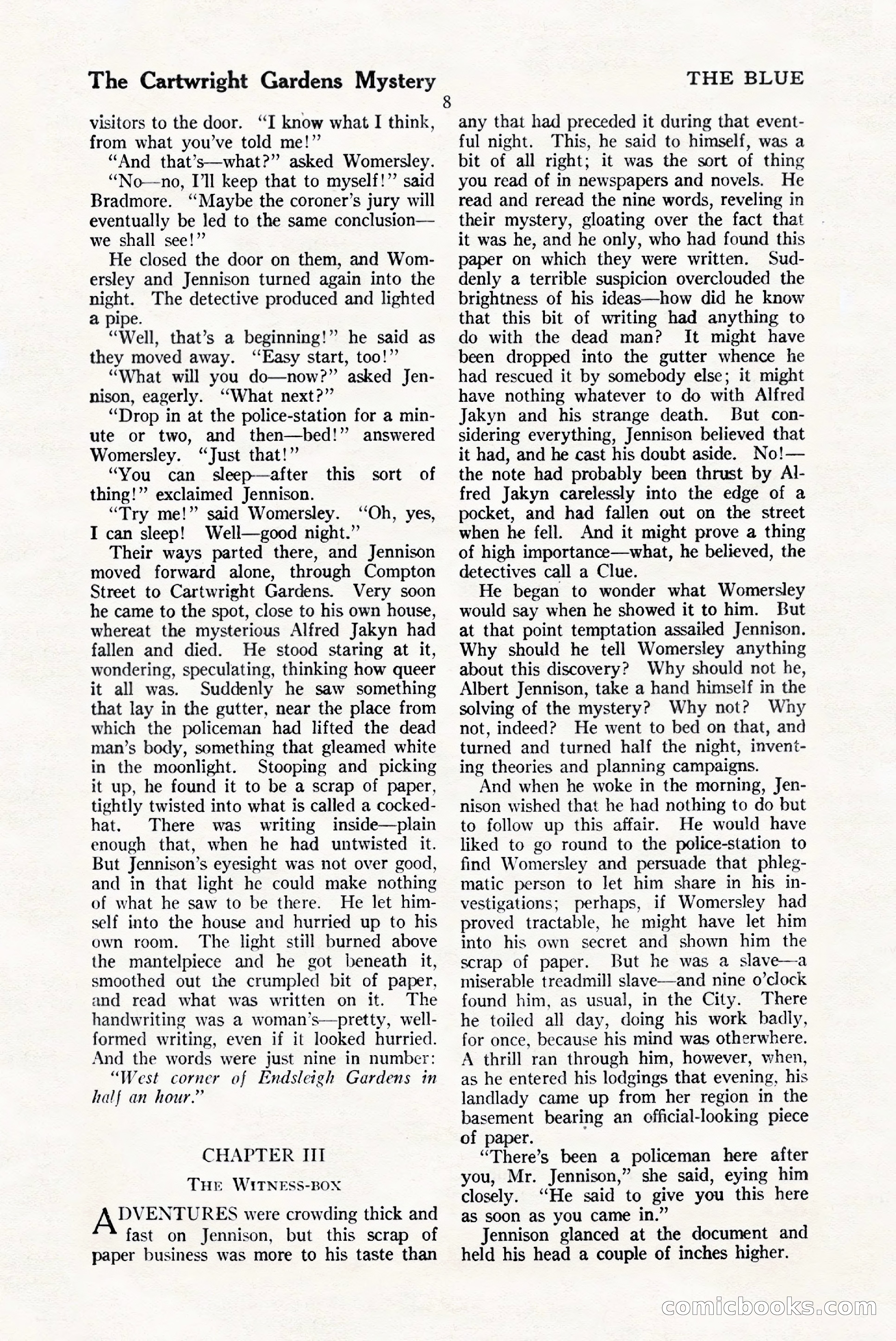 The Blue Book Magazine, January 1925 — page 14 of 208