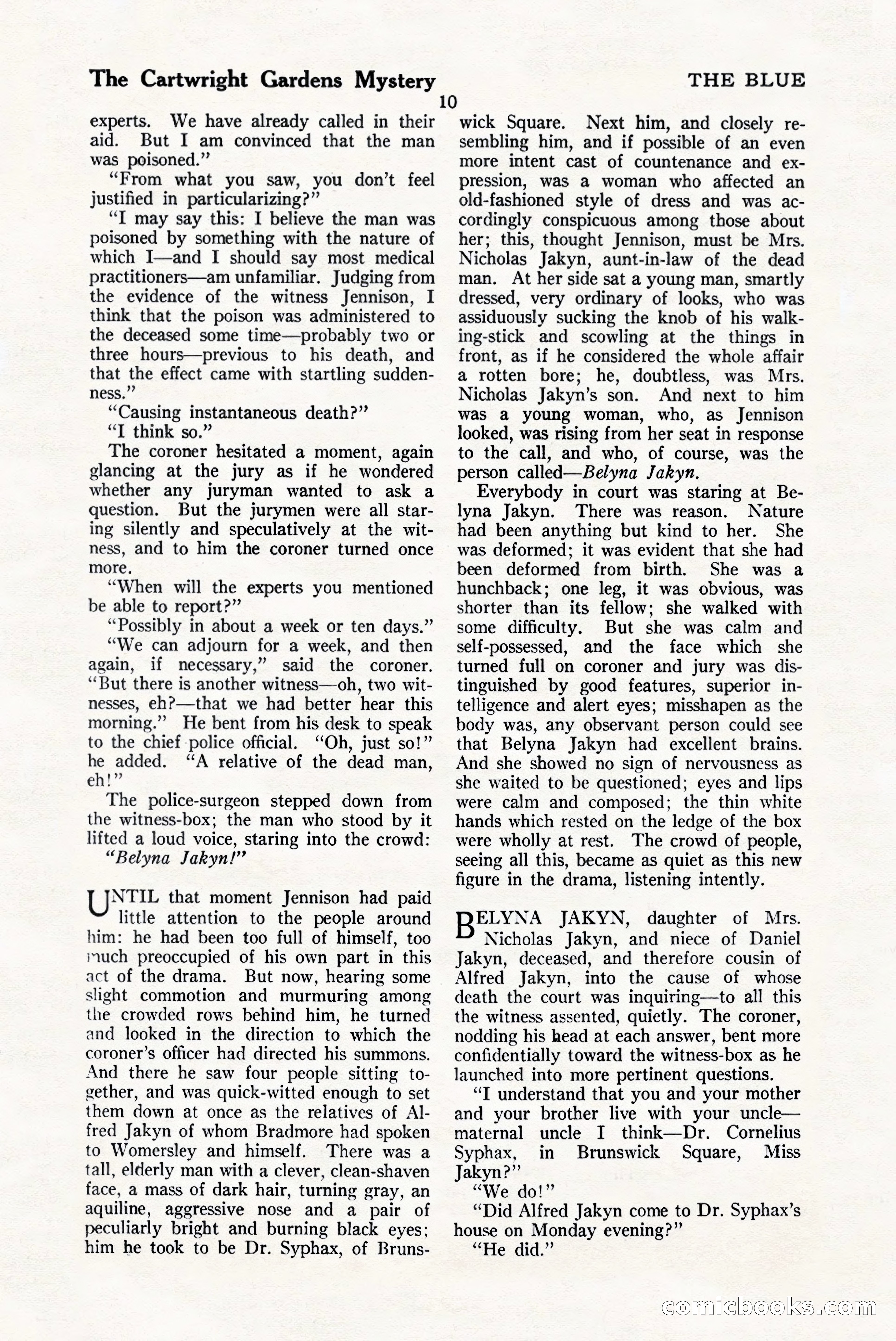 The Blue Book Magazine, January 1925 — page 16 of 208