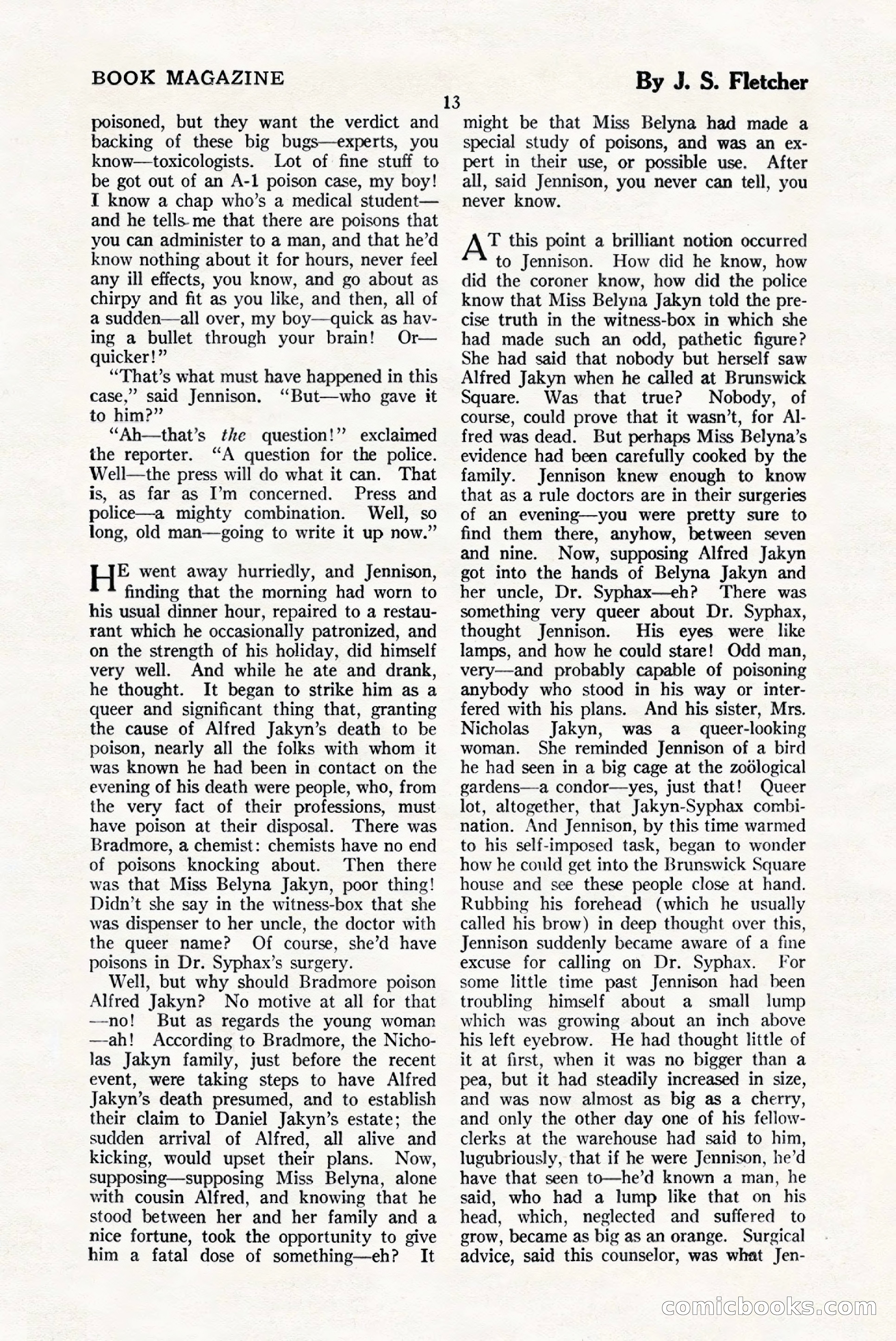 The Blue Book Magazine, January 1925 — page 19 of 208